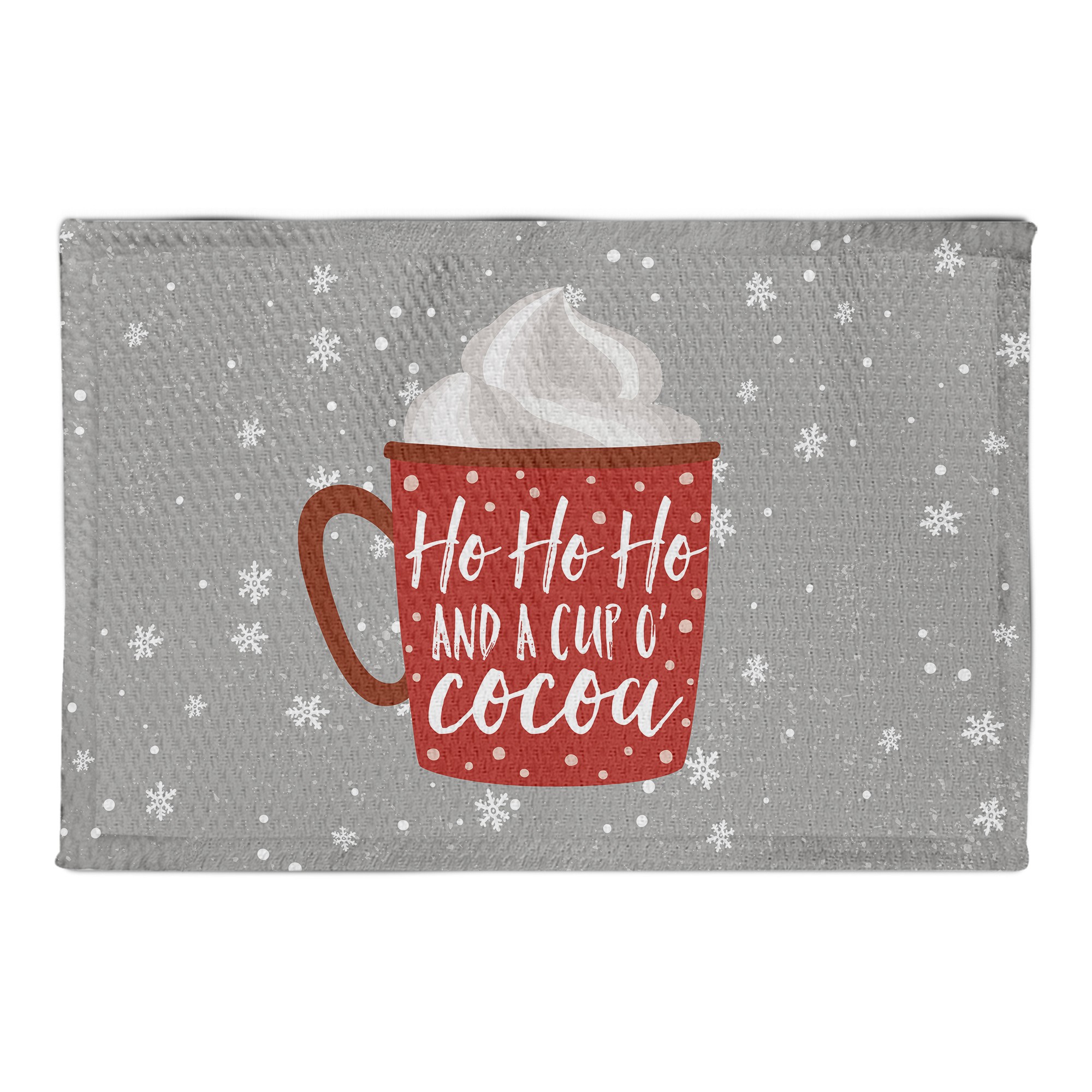 Ho Ho Ho Cocoa 22.5x37 Area Rug