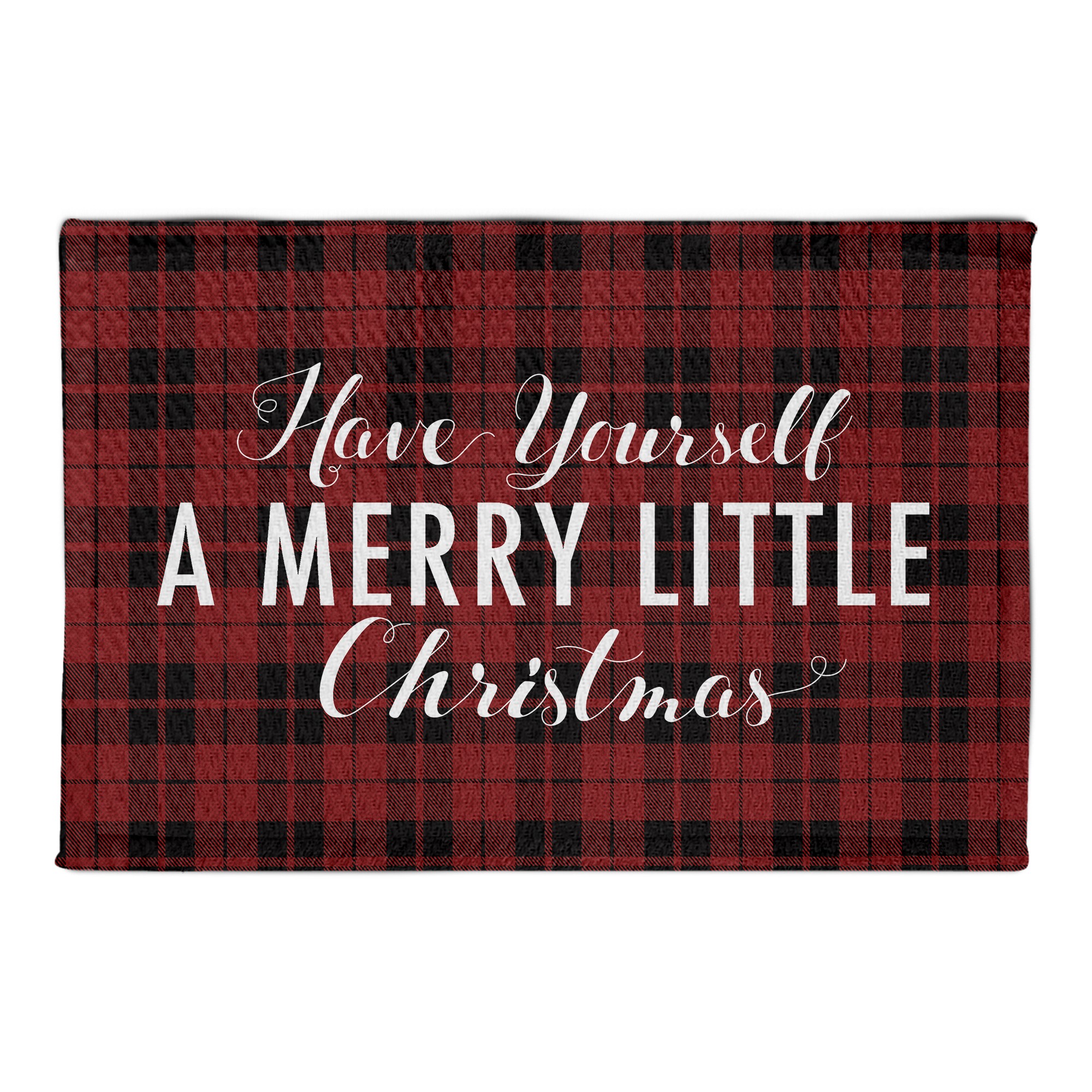 Have Yourself a Merry Little Christmas 22.5x37 Area Rug