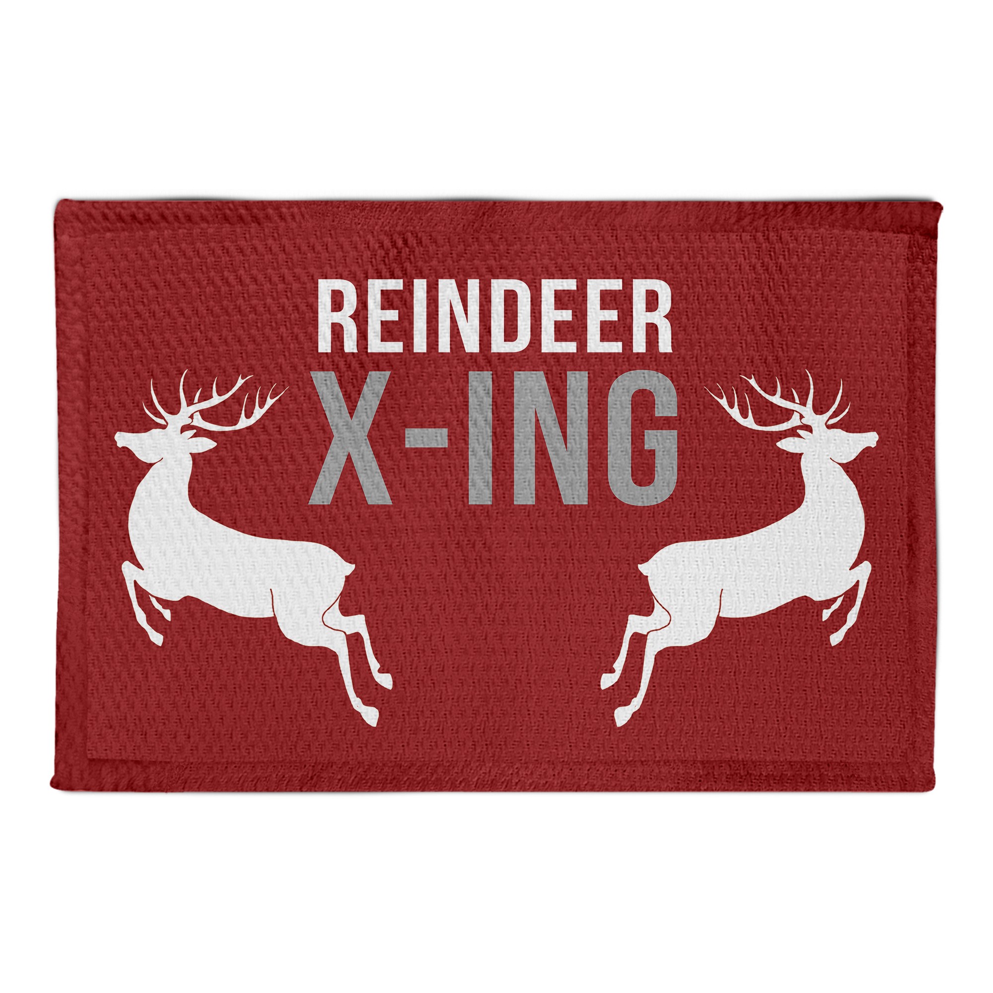 Reindeer X-ing 22.5x37 Area Rug