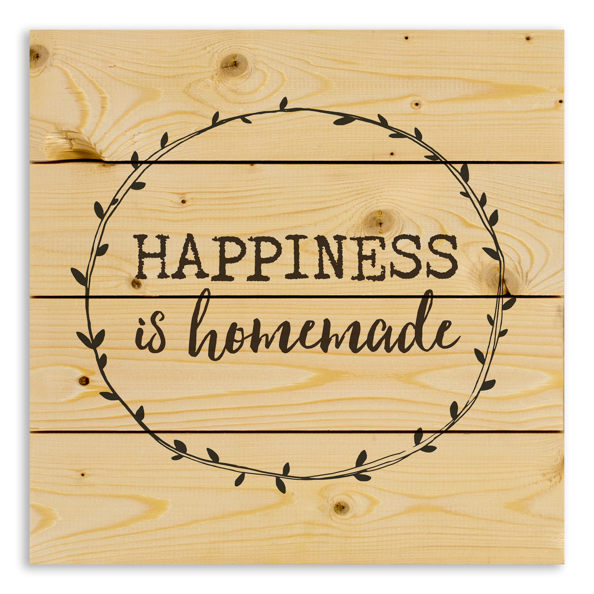 Happiness is Homemade 14x14 Pallet Wood Art