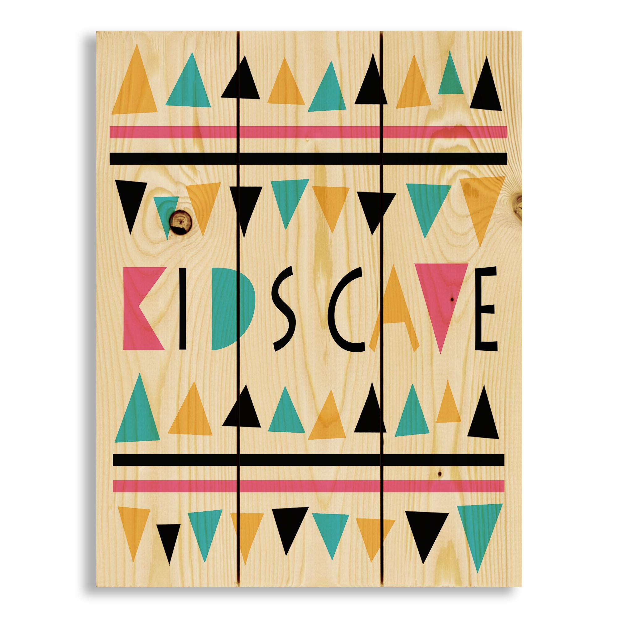 Kids Cave 10.5x14 Pallet Wood Art