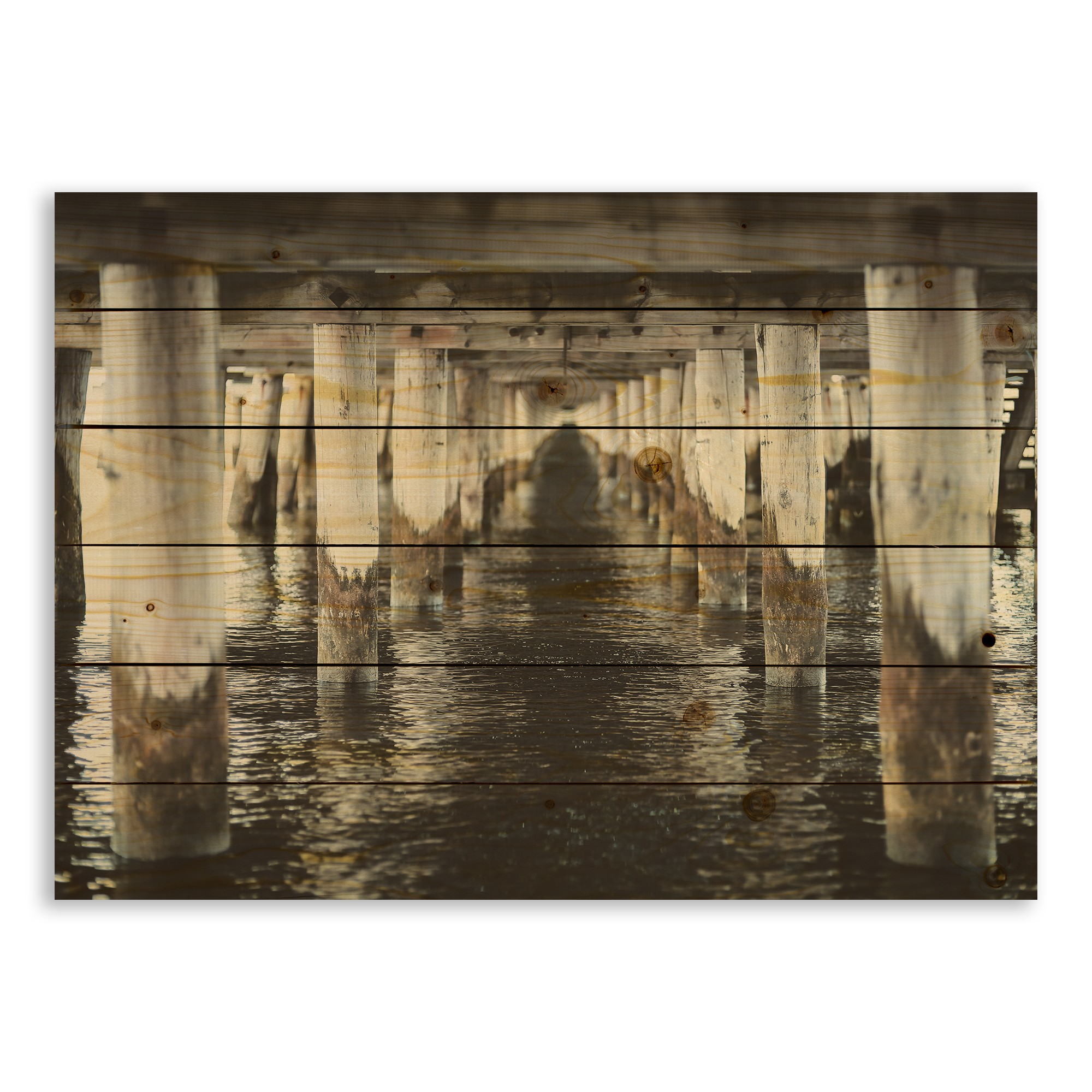 Under the Pier 30x21 Pallet Wood Art