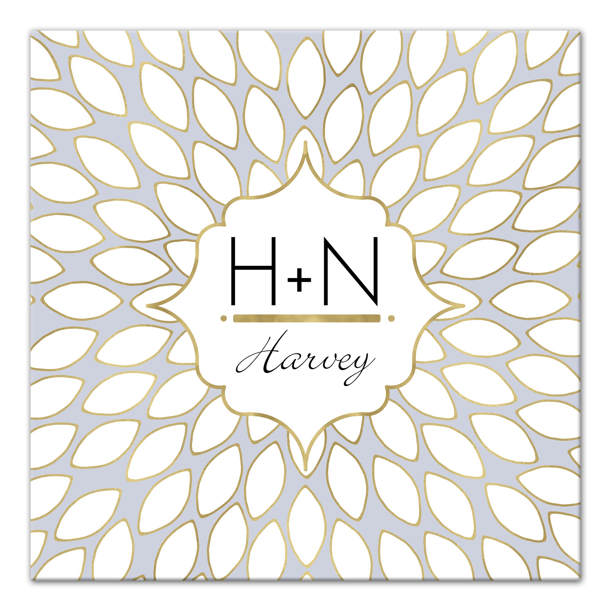 Personalized Initial Always Canvas Print