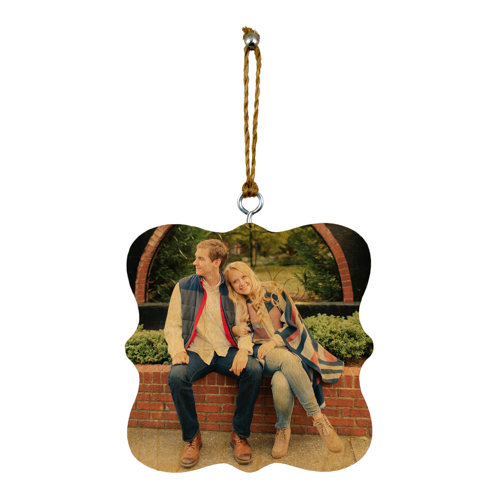 Photo Upload 3.25x3.25 Personalized Wood Ornament