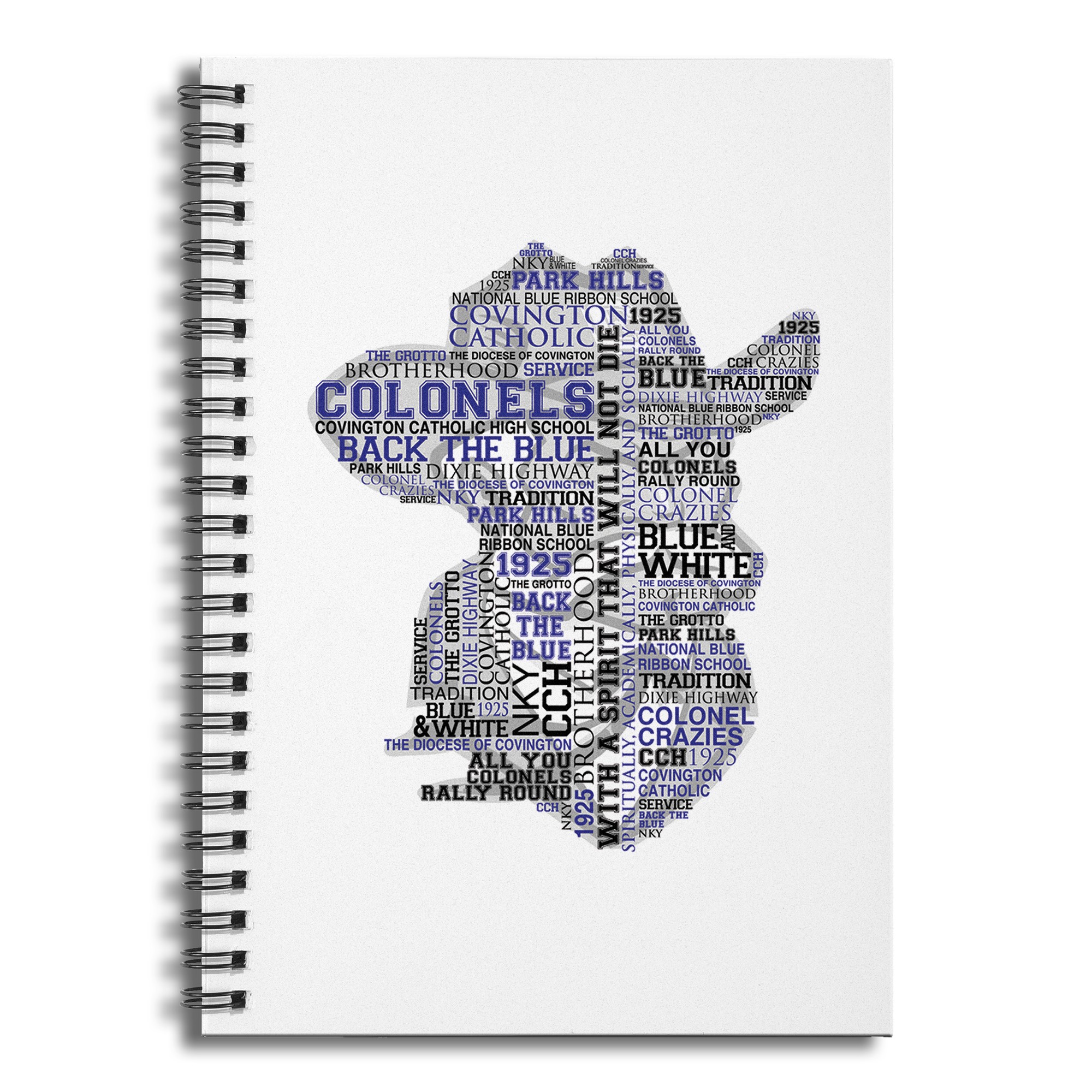 Mr. Colonel 6x8 Ruled Spiral Notebook