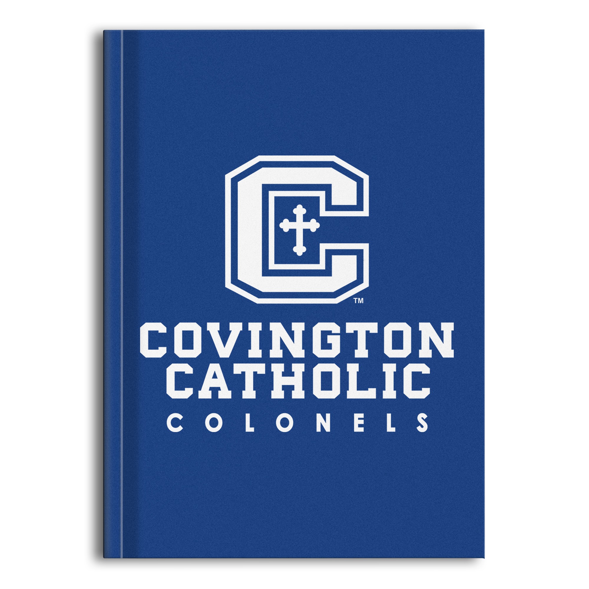 Cov Cath Blue and White 5x7 Ruled Journal