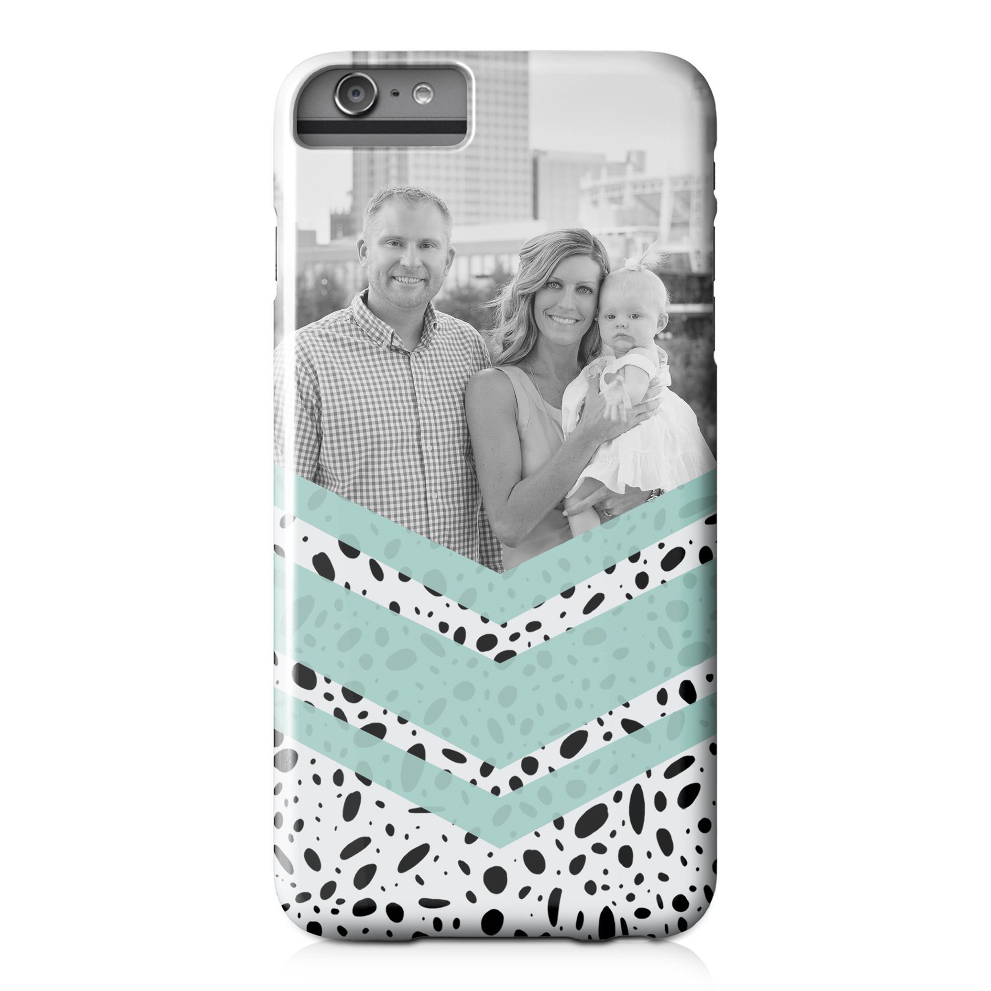 Dalmatian Mint iPhone 6 Plus Personalized Barely There Case