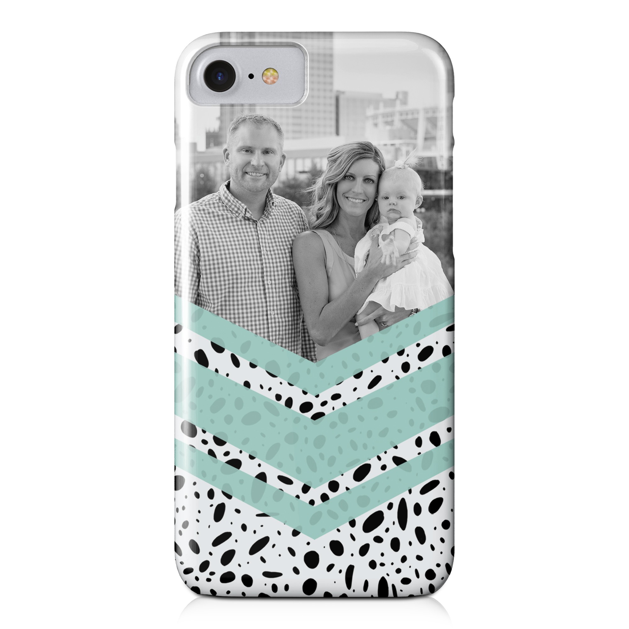 Dalmatian Mint iPhone 7 Personalized Barely There Case