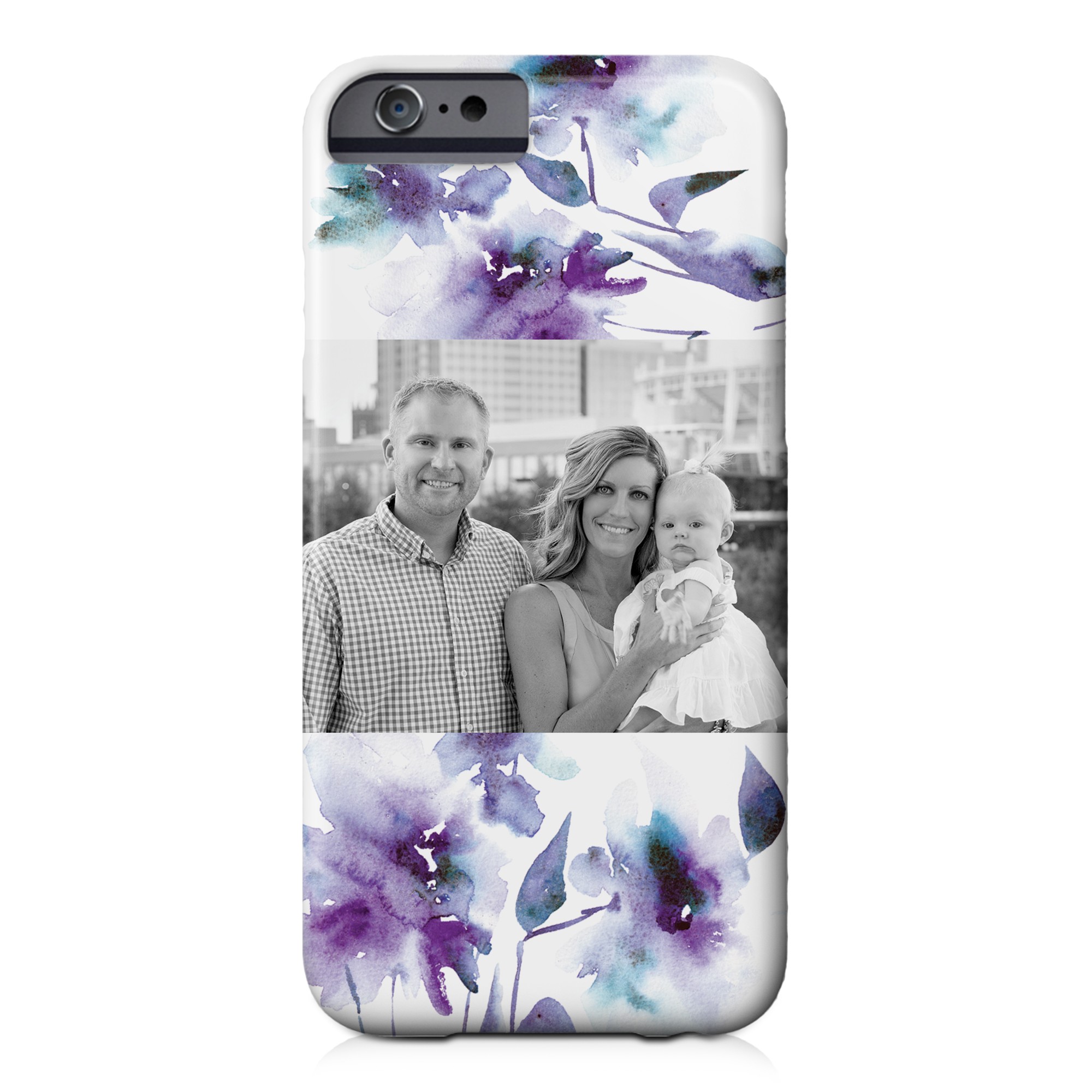 Floral Photo iPhone 6 Personalized Barely There Case