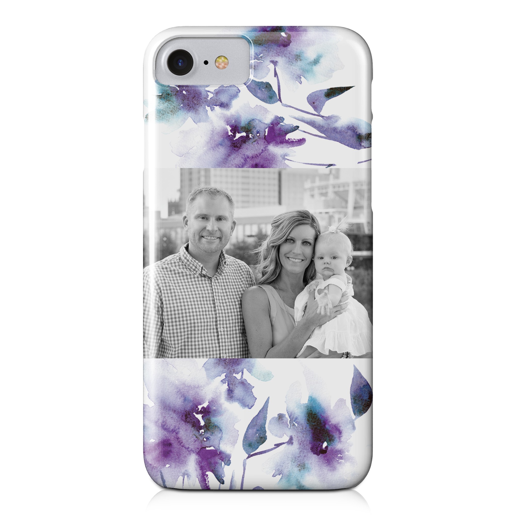 Floral Photo iPhone 7 Personalized Barely There Case