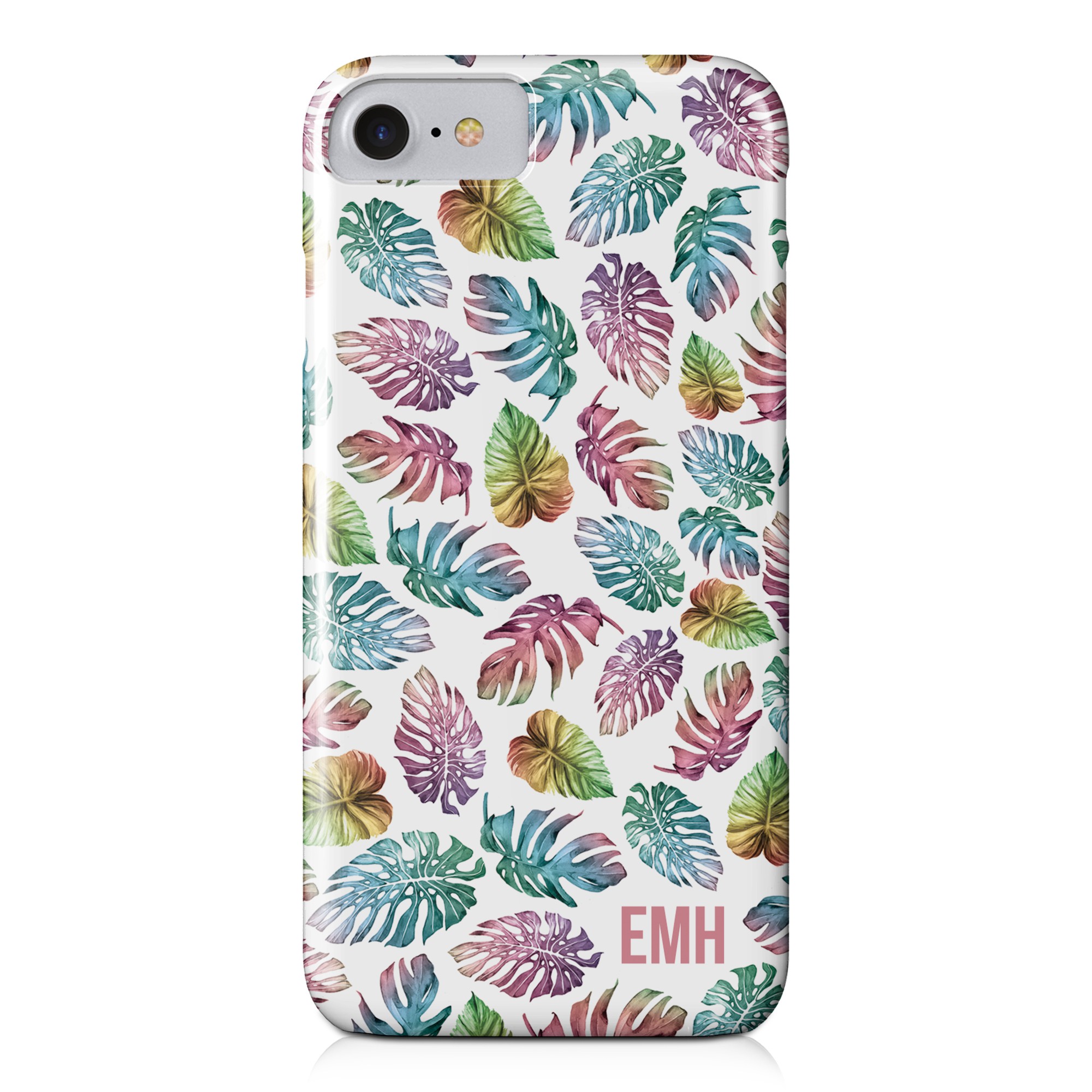 Colorful Palms iPhone 7 Personalized Barely There Case