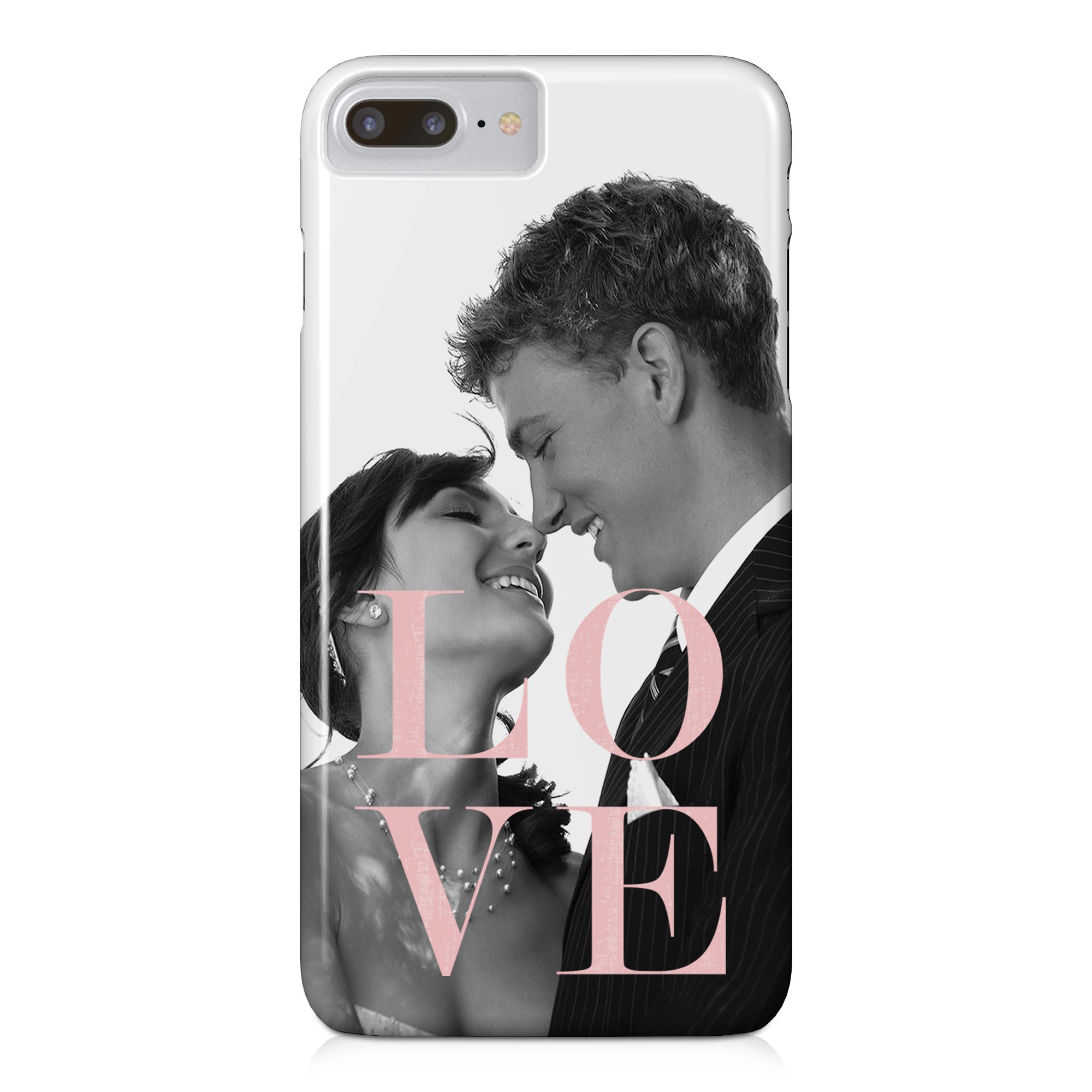 Blush LOVE iPhone 7 Plus Personalized Barely There Case