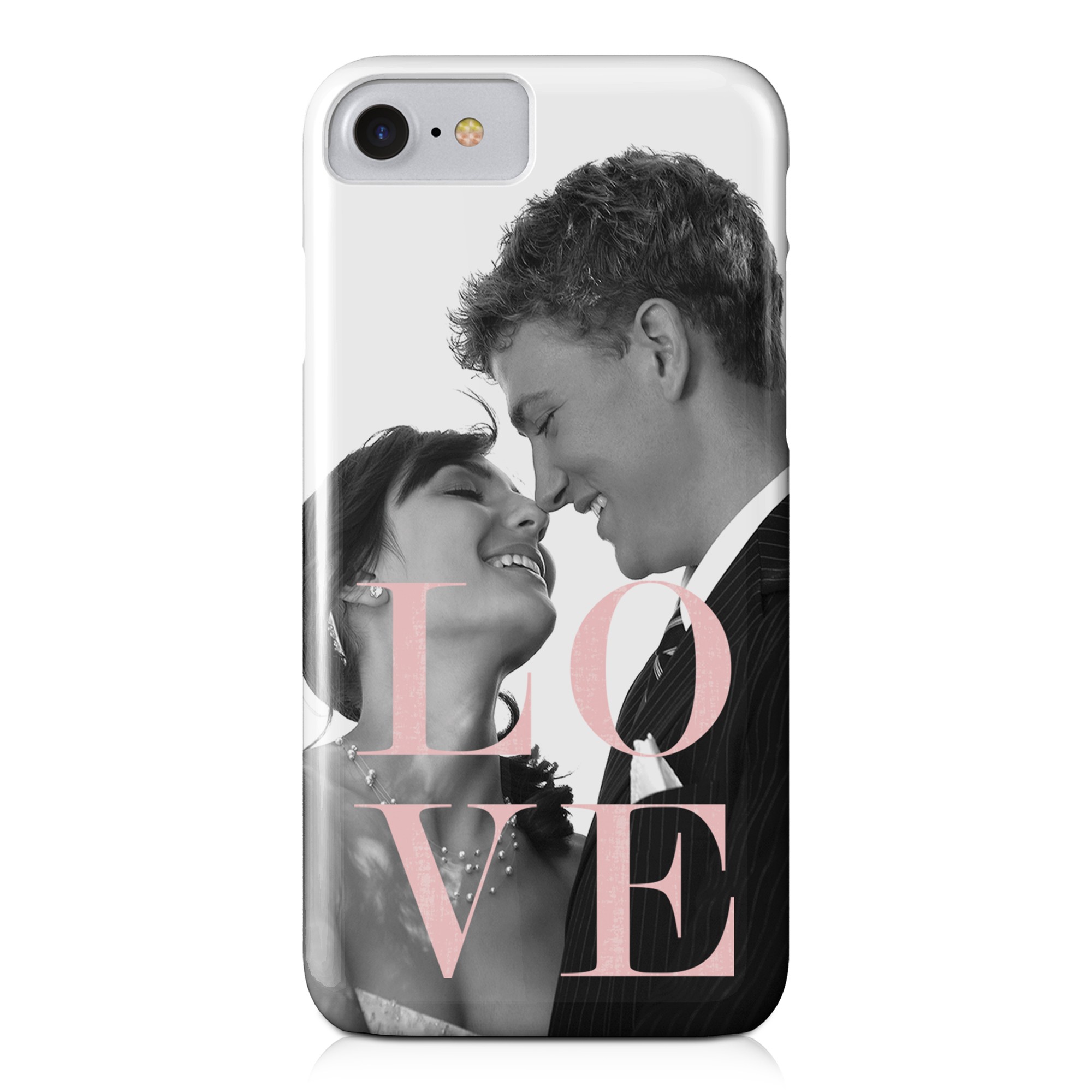 Blush LOVE iPhone 8 Personalized Barely There Case