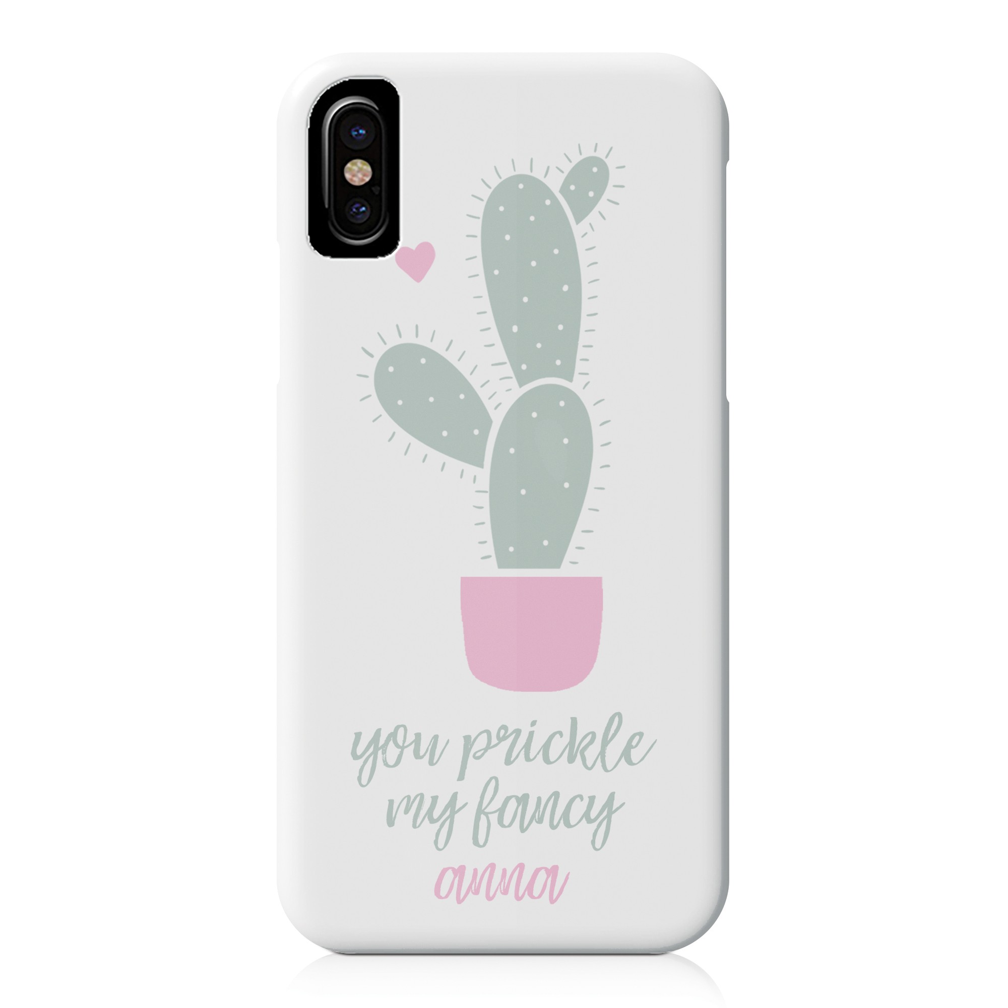You Prickle My Fancy iPhone X Personalized Barely There Case