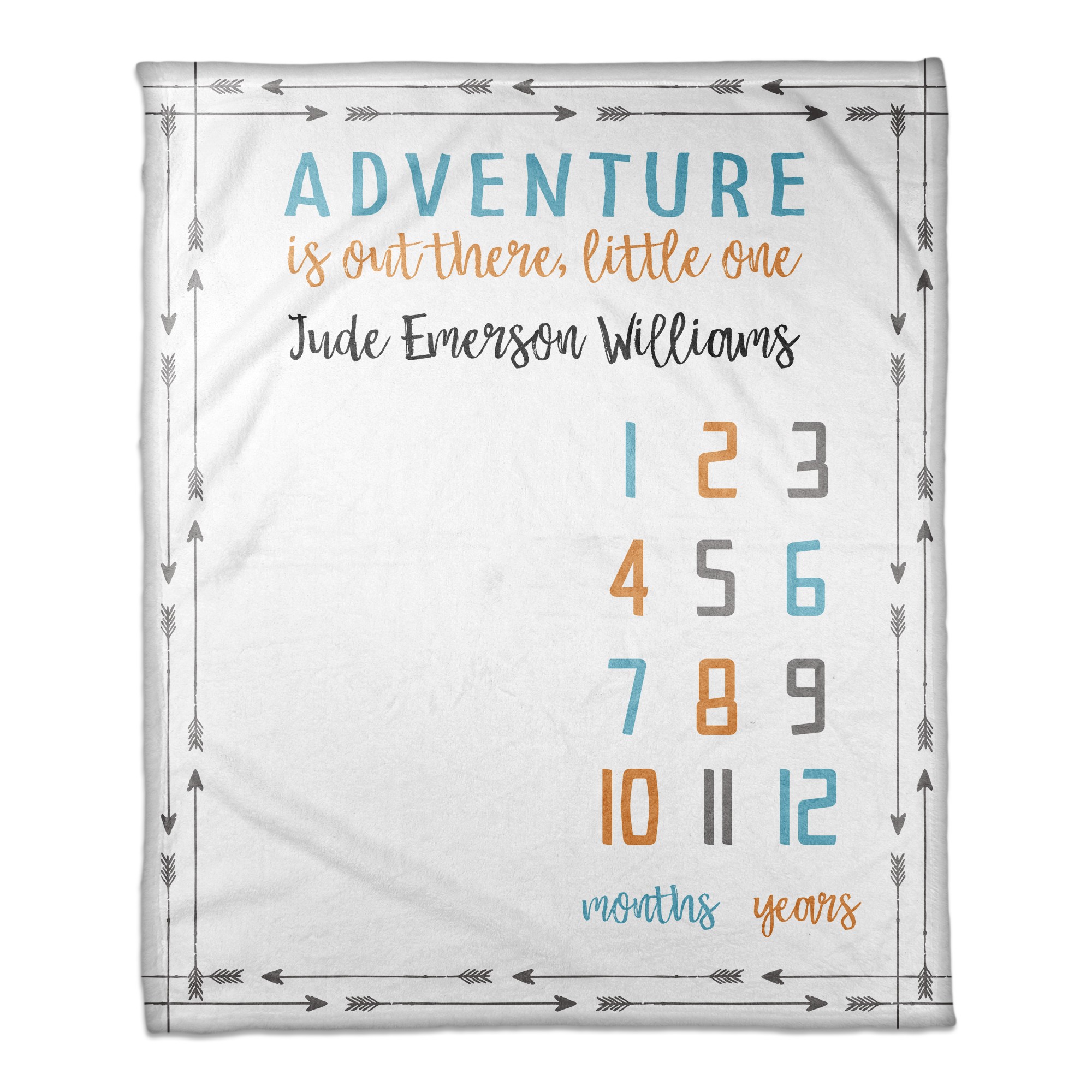 Adventure is Out There 50x60 Personalized Coral Fleece Blanket