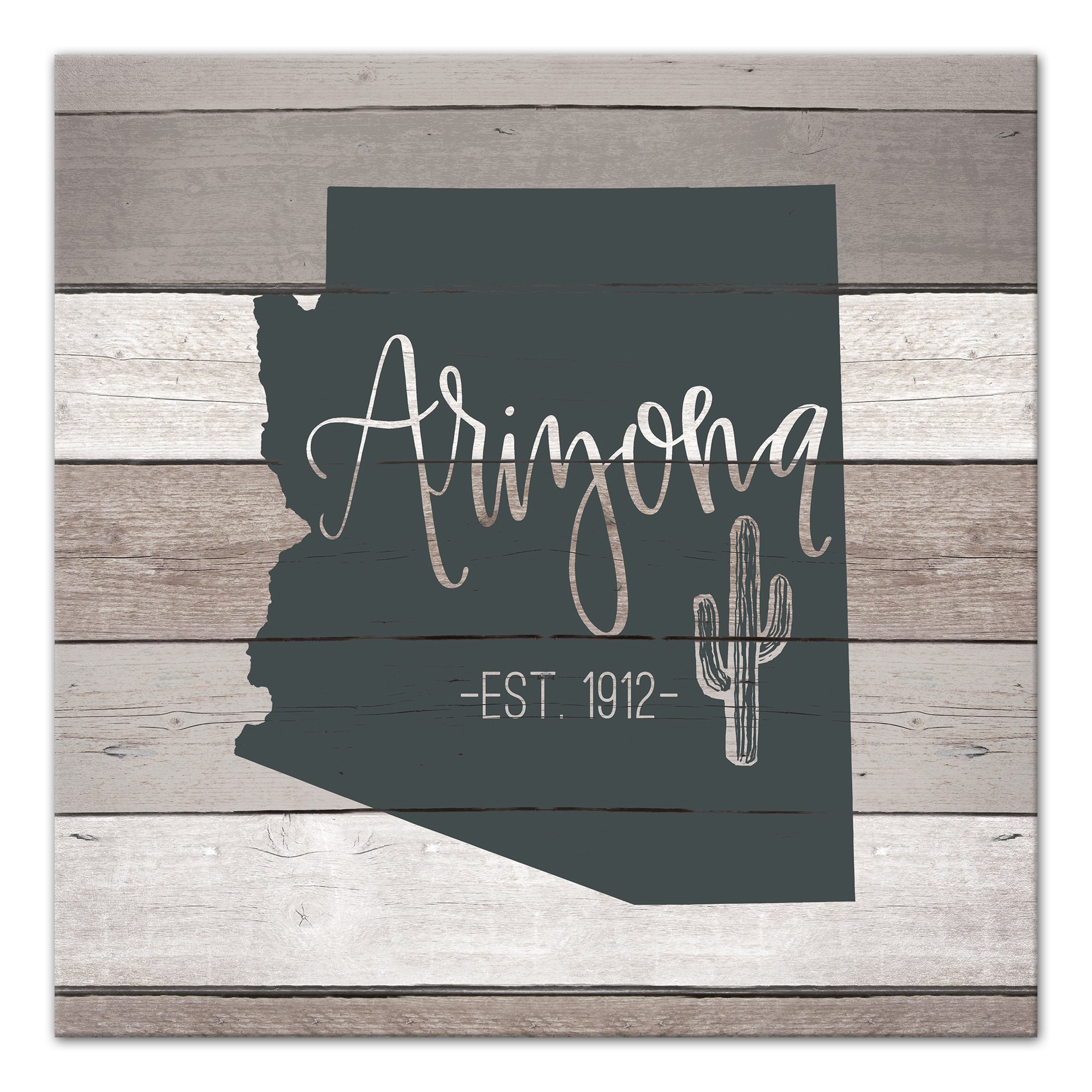 Arizona Established 16x16 Canvas Wall Art