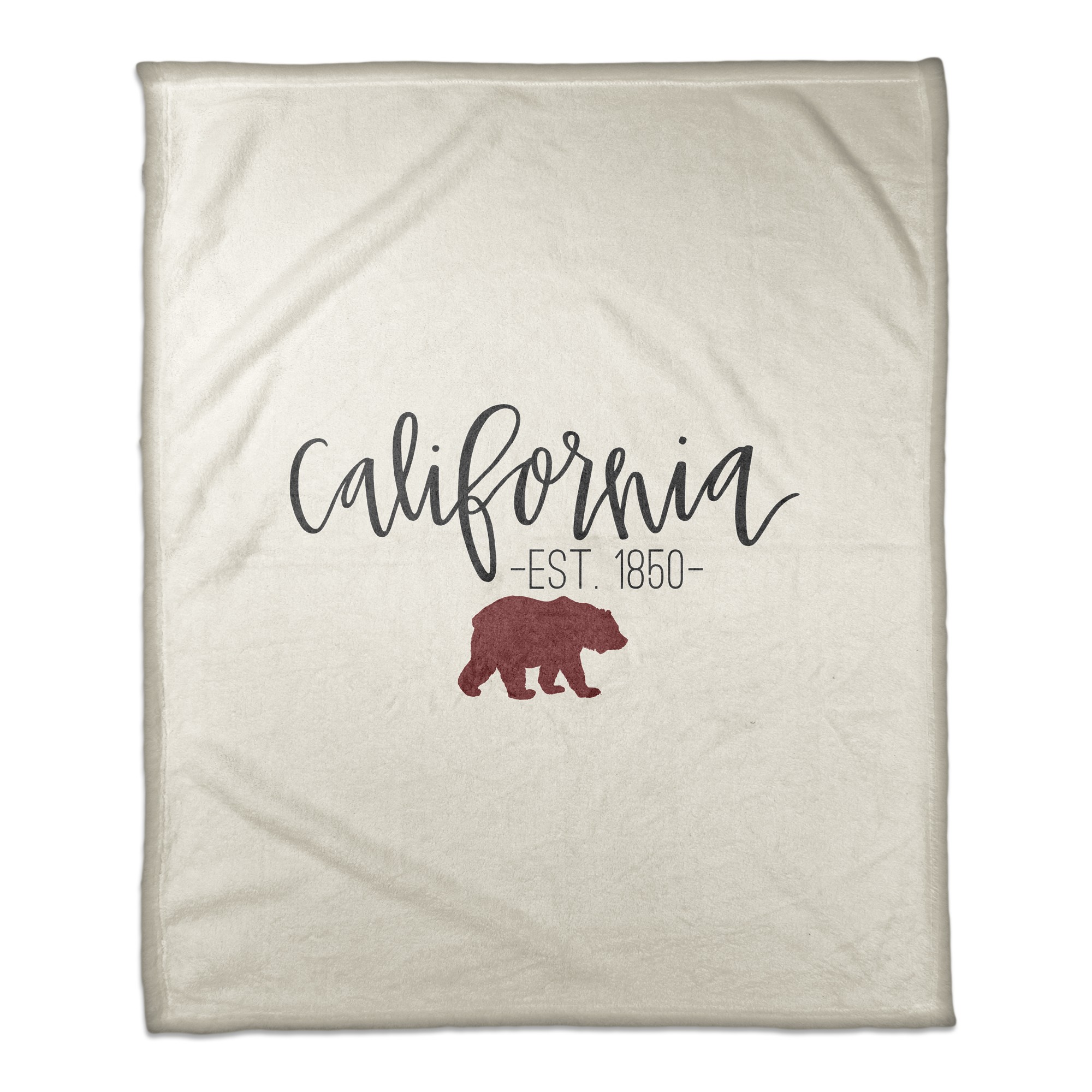 California Established 50x60 Coral Fleece Blanket
