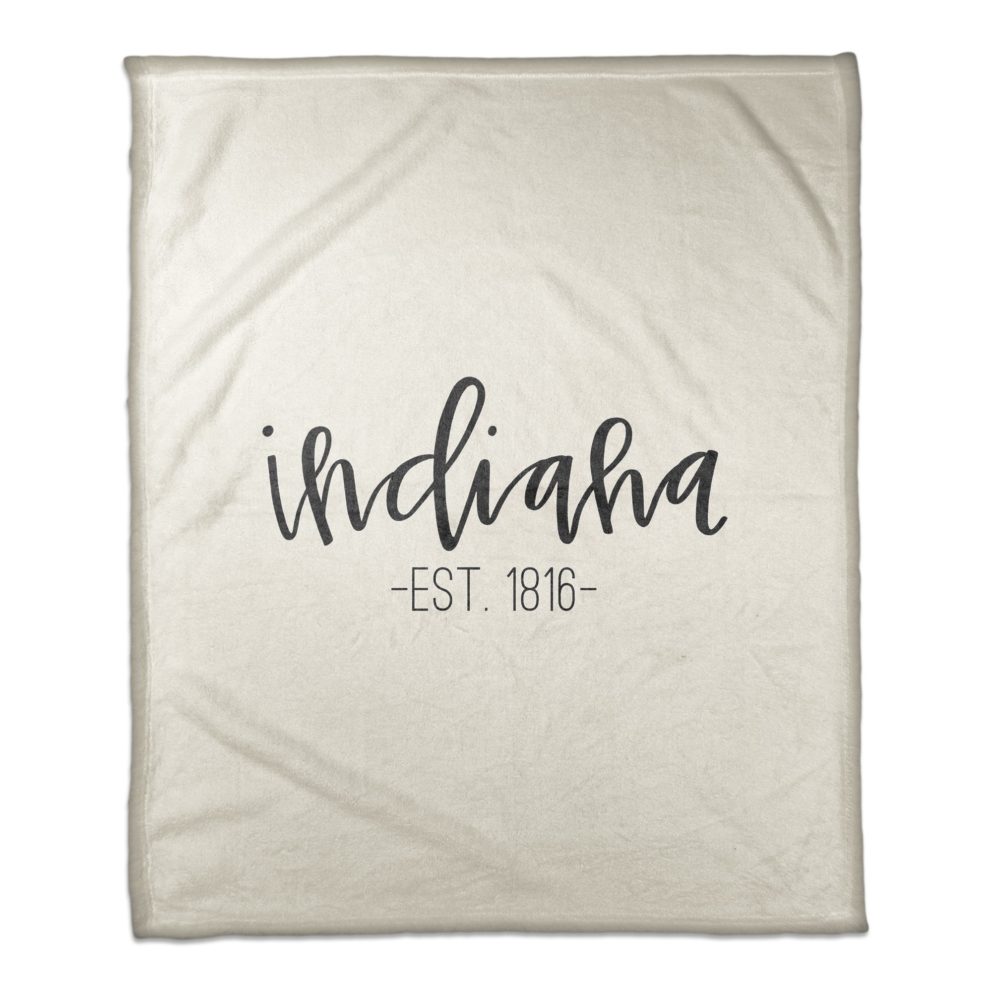 Indiana Established 50x60 Coral Fleece Blanket