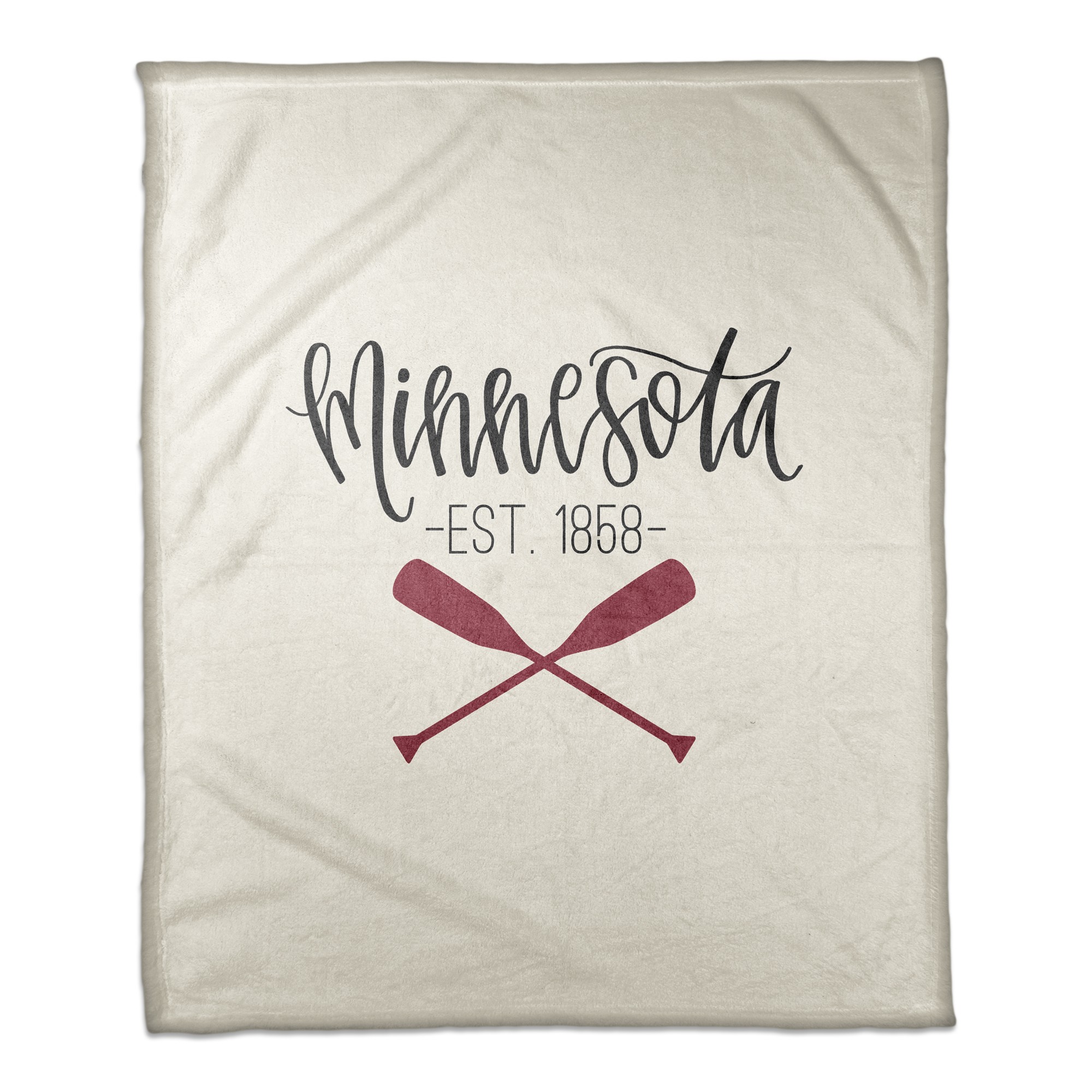 Minnesota Established 50x60 Coral Fleece Blanket