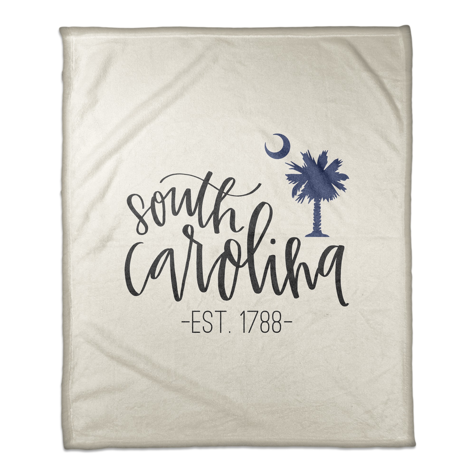 South Carolina Established 50x60 Coral Fleece Blanket