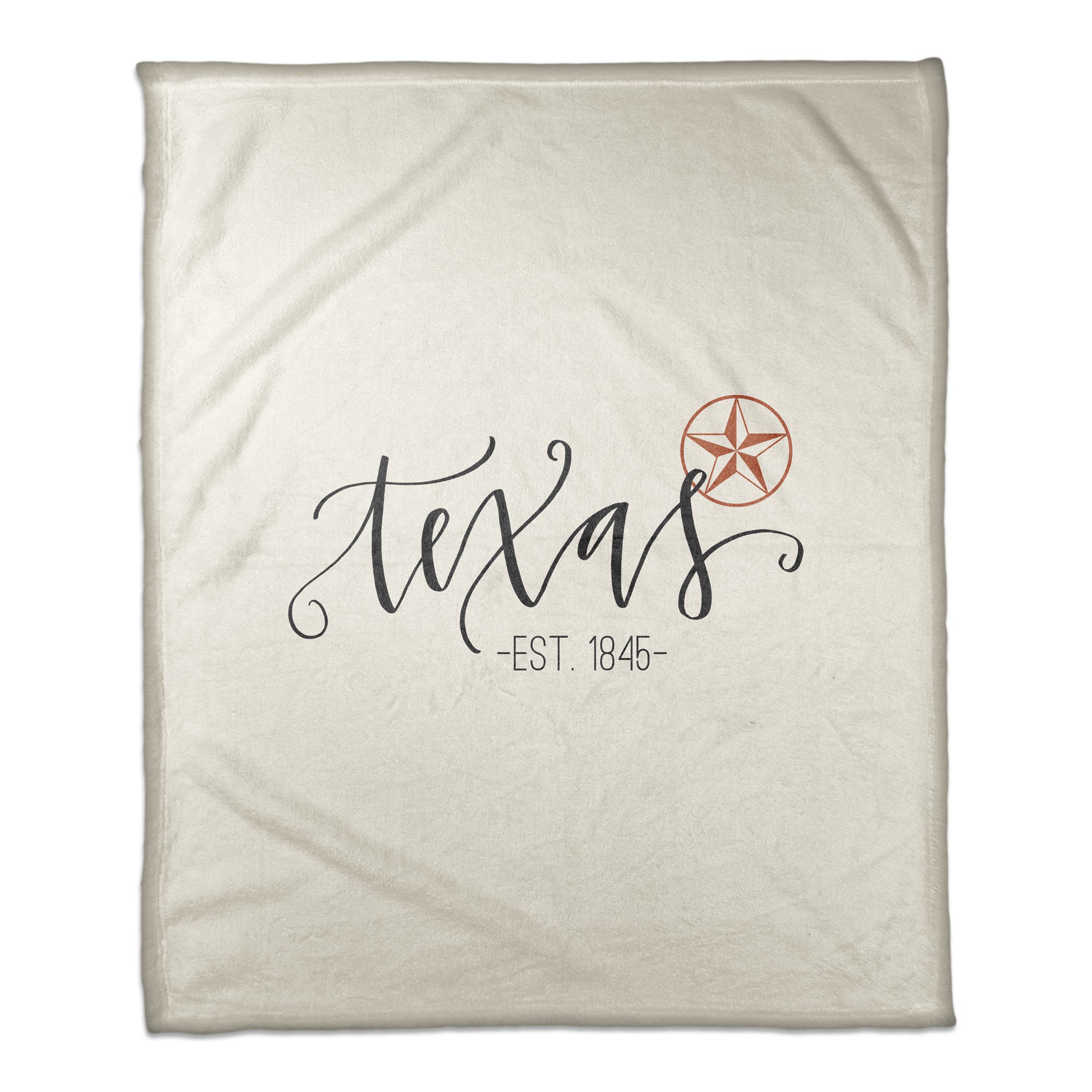 Texas Established 50x60 Coral Fleece Blanket