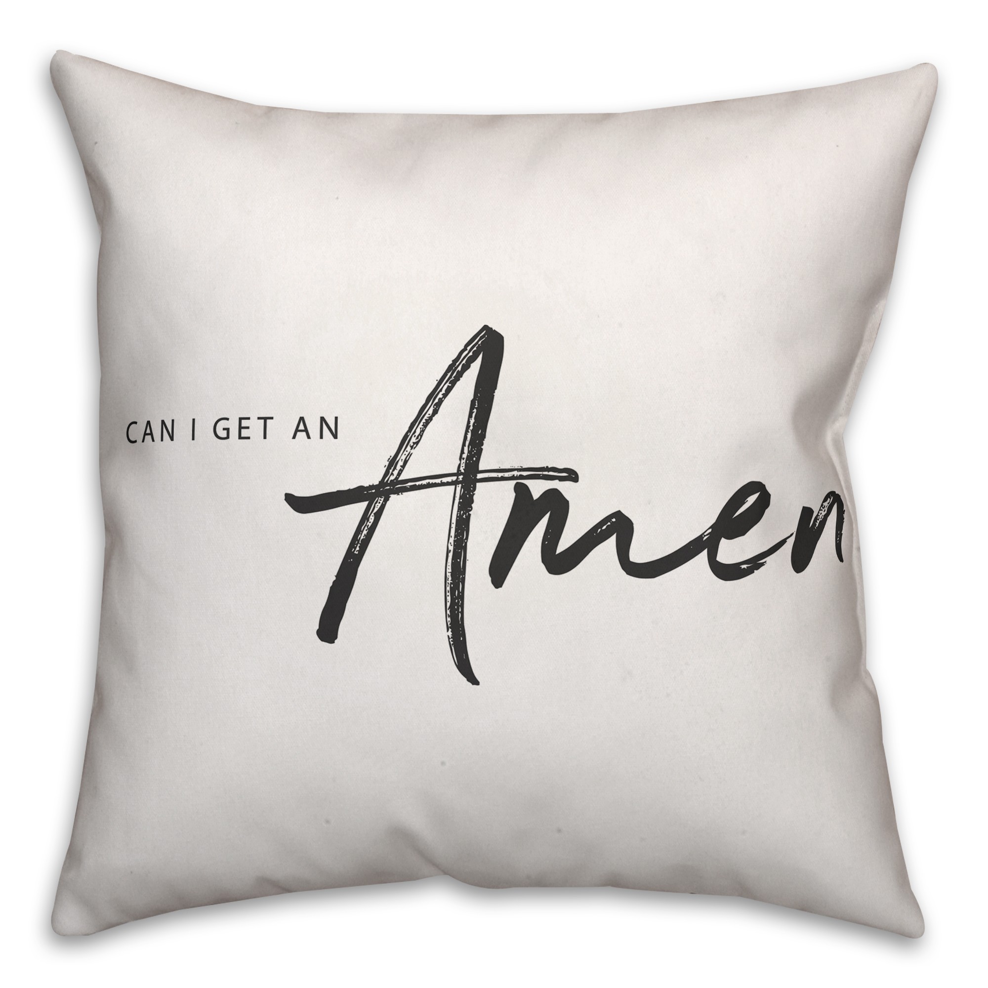 Can I Get an Amen 18x18 Spun Poly Pillow