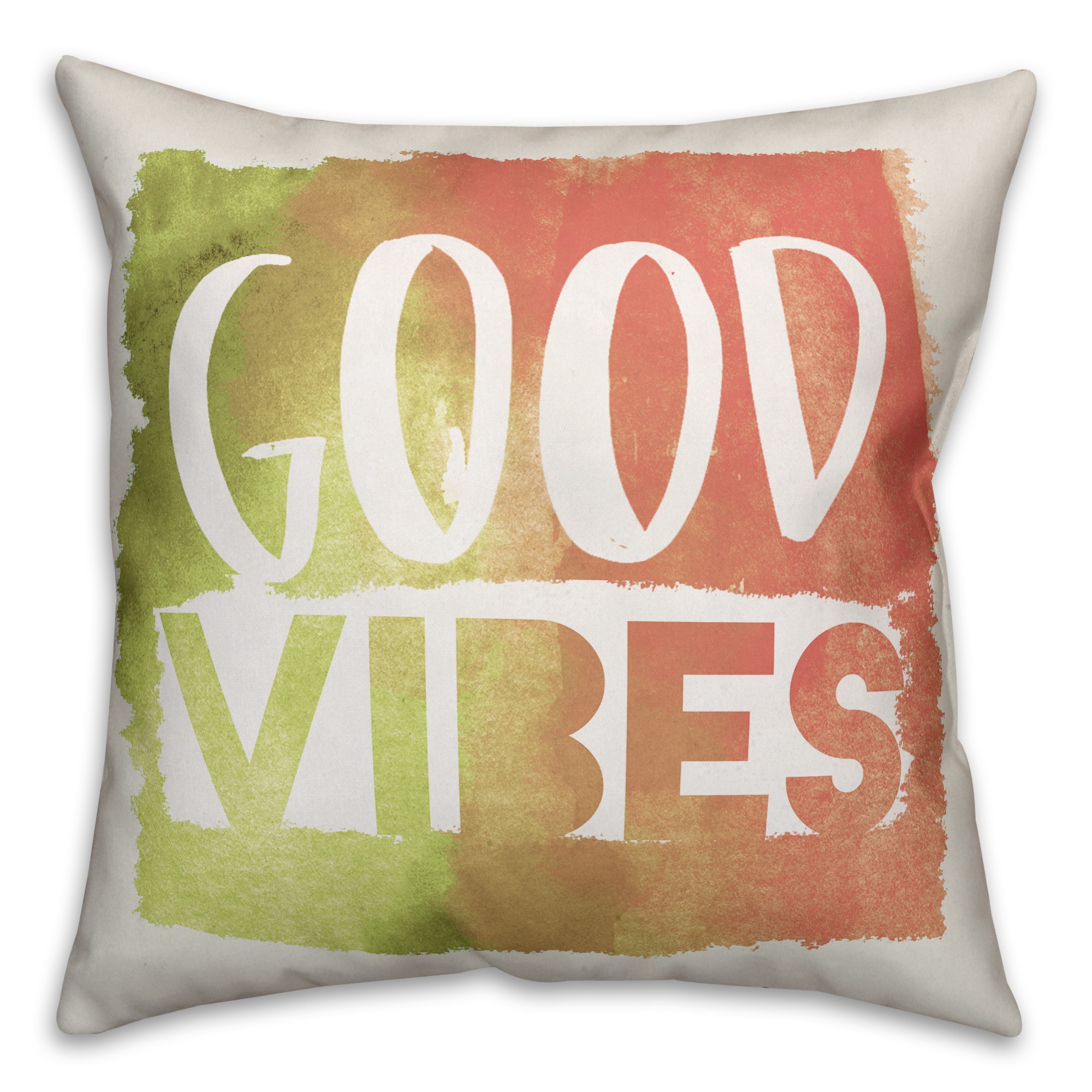 Good Vibes 18x18 Spun Poly Pillow