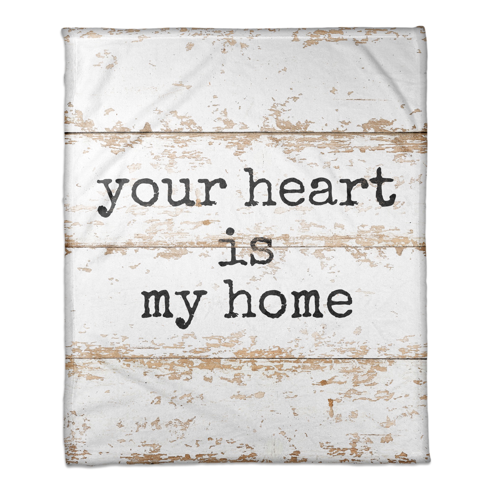 Your Heart is My Home 50x60 Coral Fleece Blanket