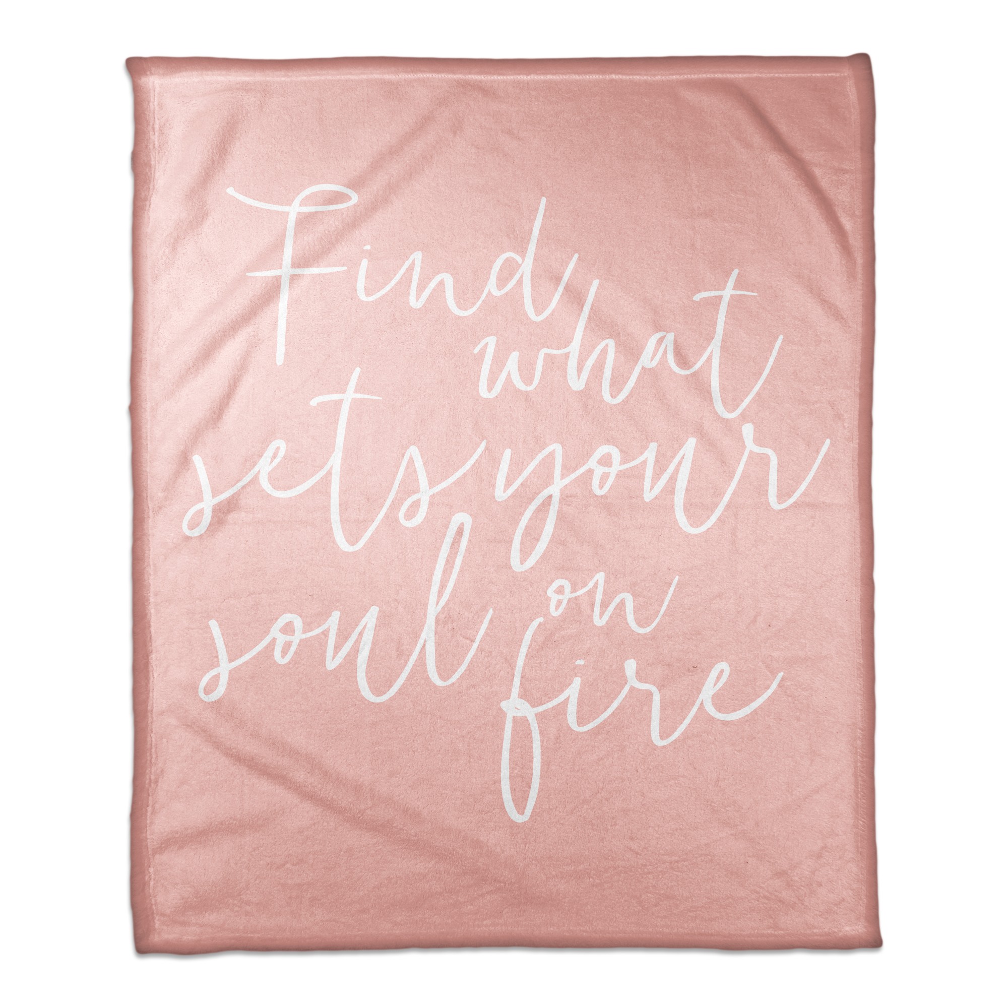 Set Your Soul on Fire 50x60 Coral Fleece Blanket