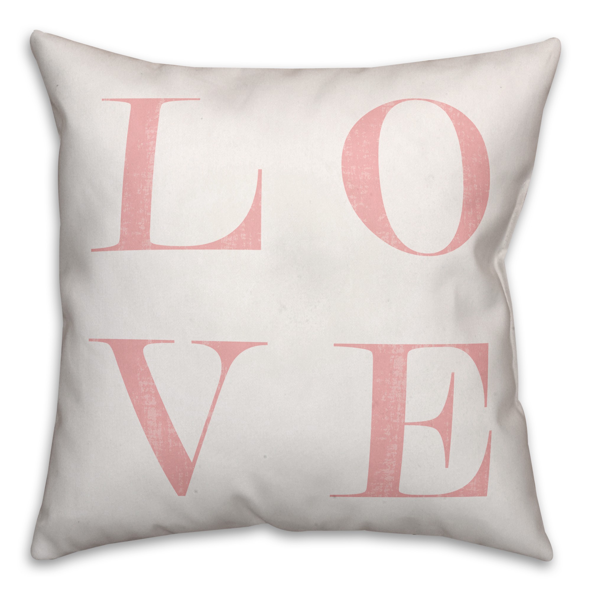 LOVE 18x18 Spun Poly Pillow