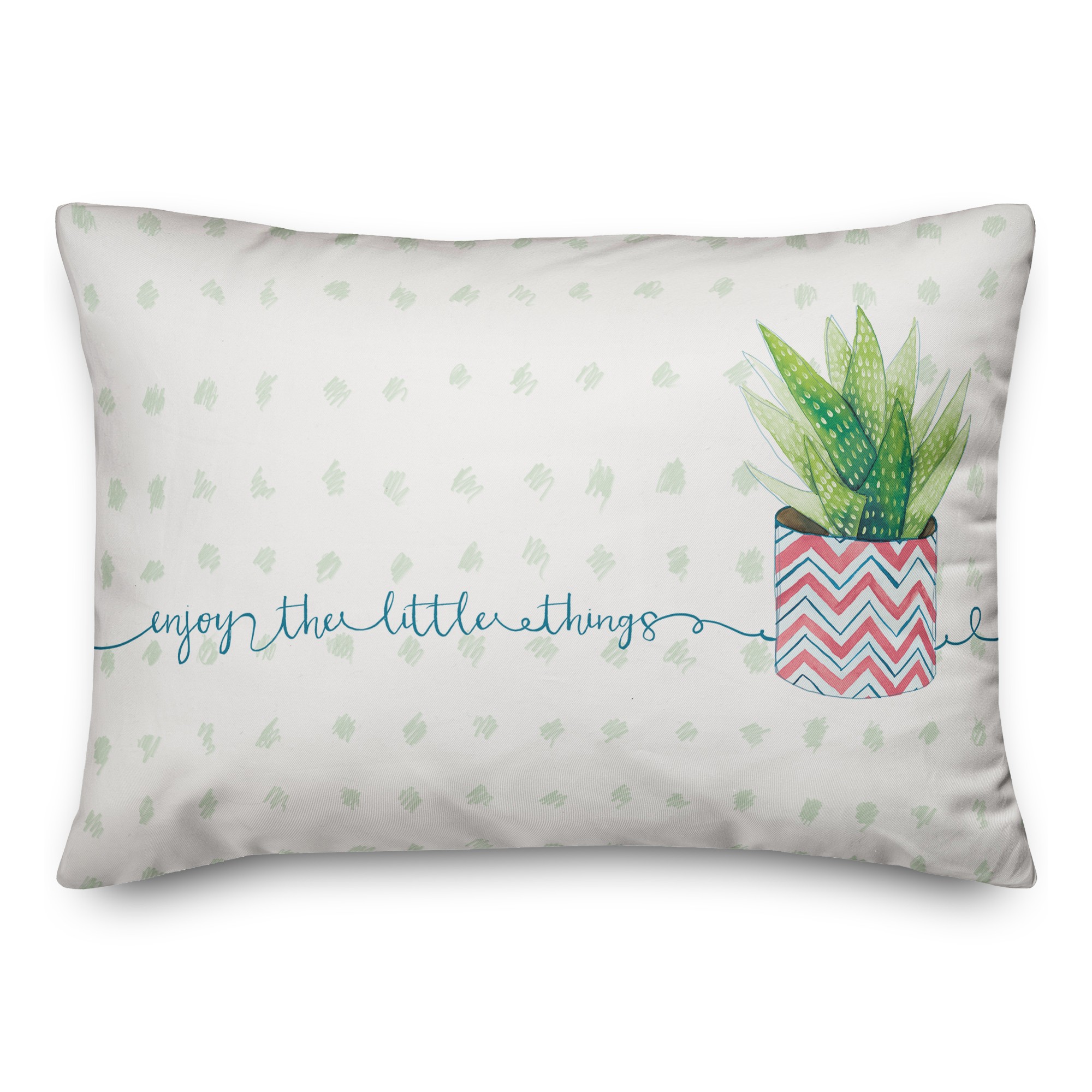 Enjoy the Little Things 14x20 Spun Poly Pillow