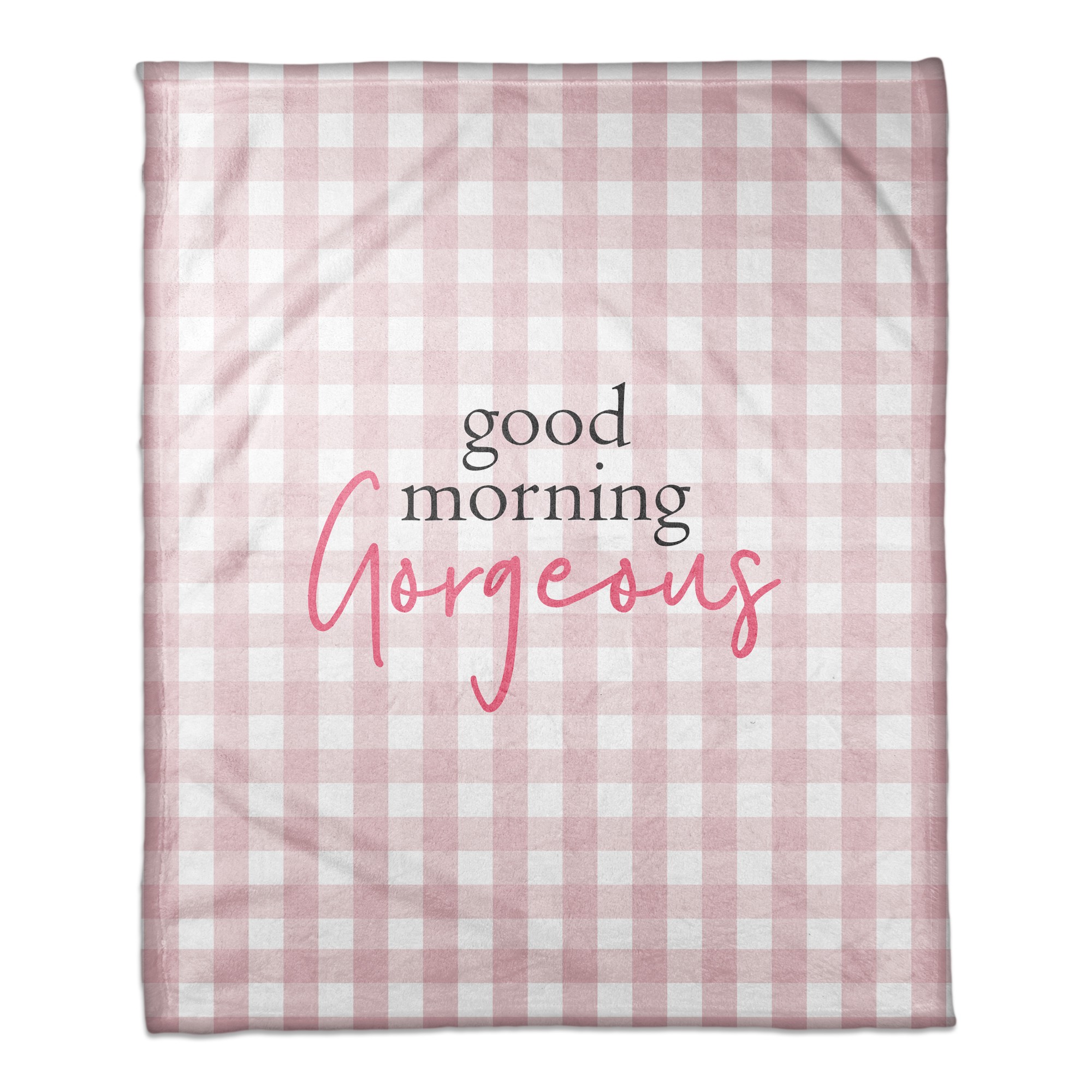 Good Morning Gorgeous 50x60 Coral Fleece Blanket
