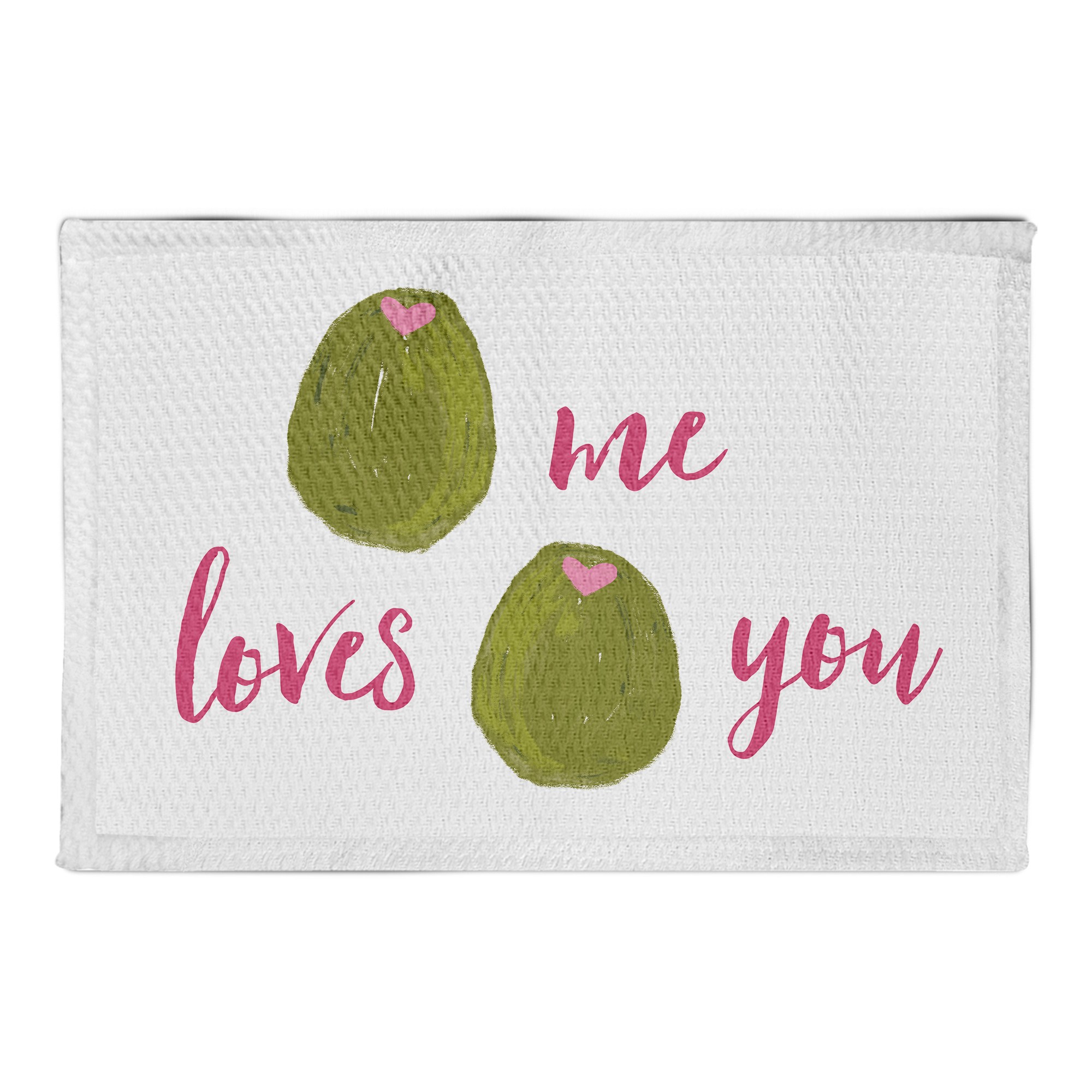 Olive Me Loves Olive You 2x3 Area Rug