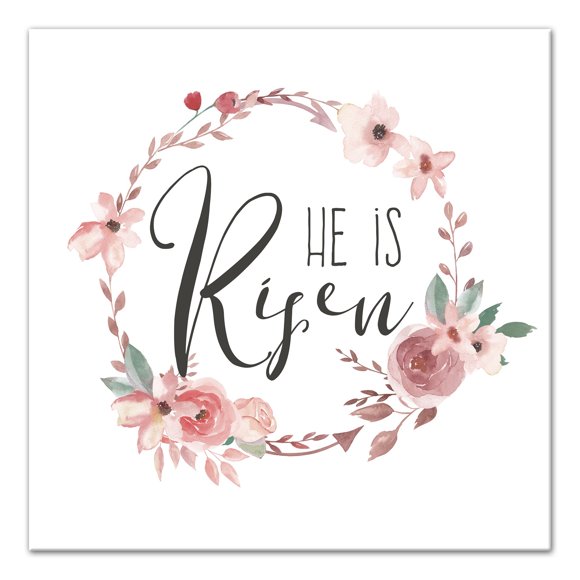 He is Risen 16x16 Canvas Wall Art