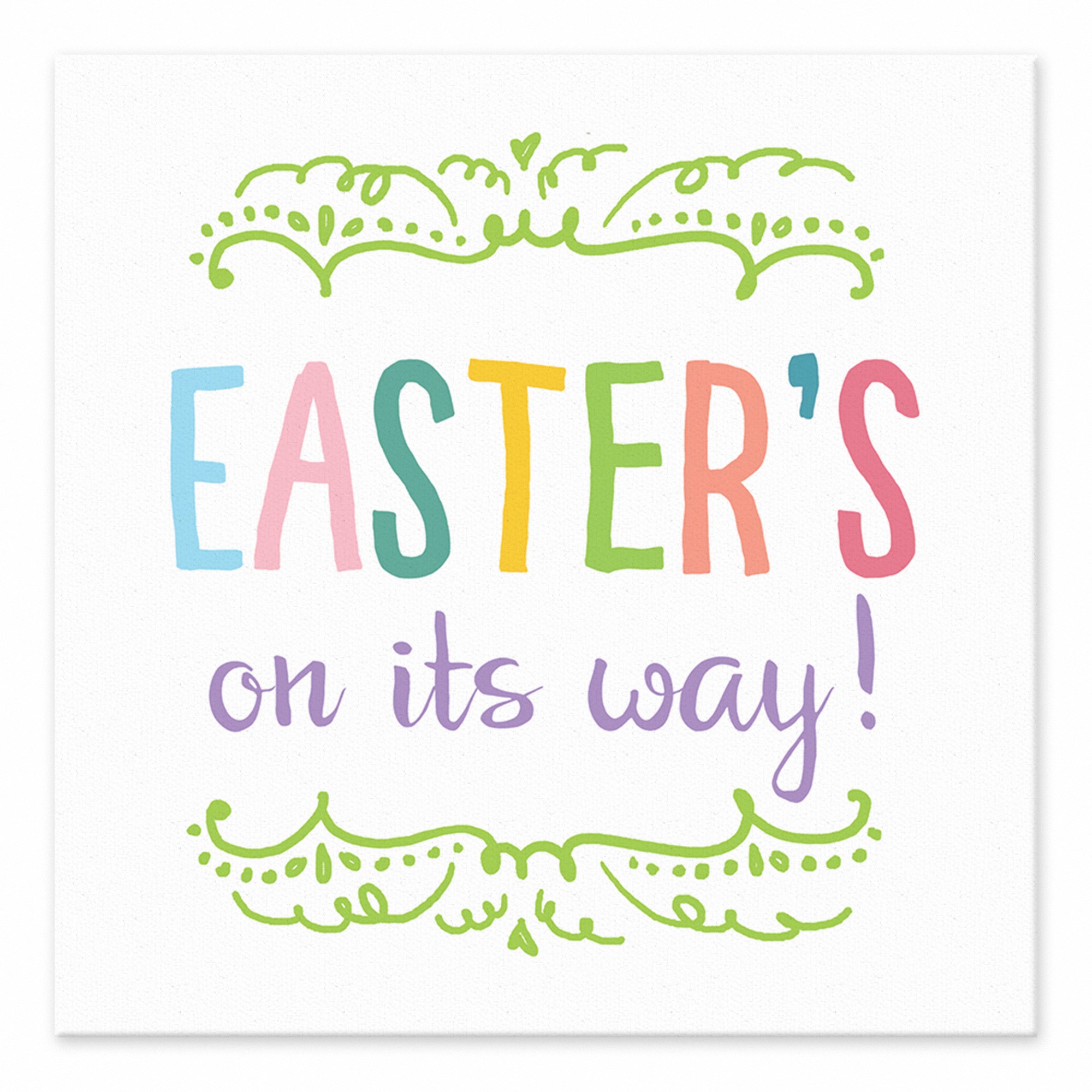Easter's on its Way 6x6 Tabletop Art Print