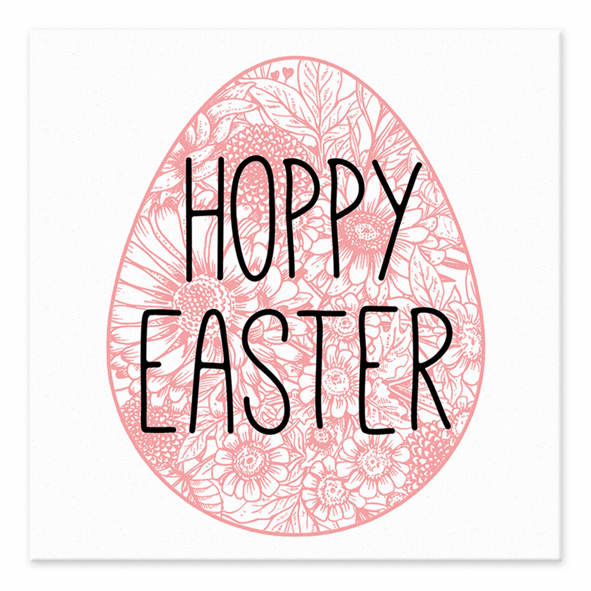 Hoppy Easter Egg 6x6 Tabletop Art Print