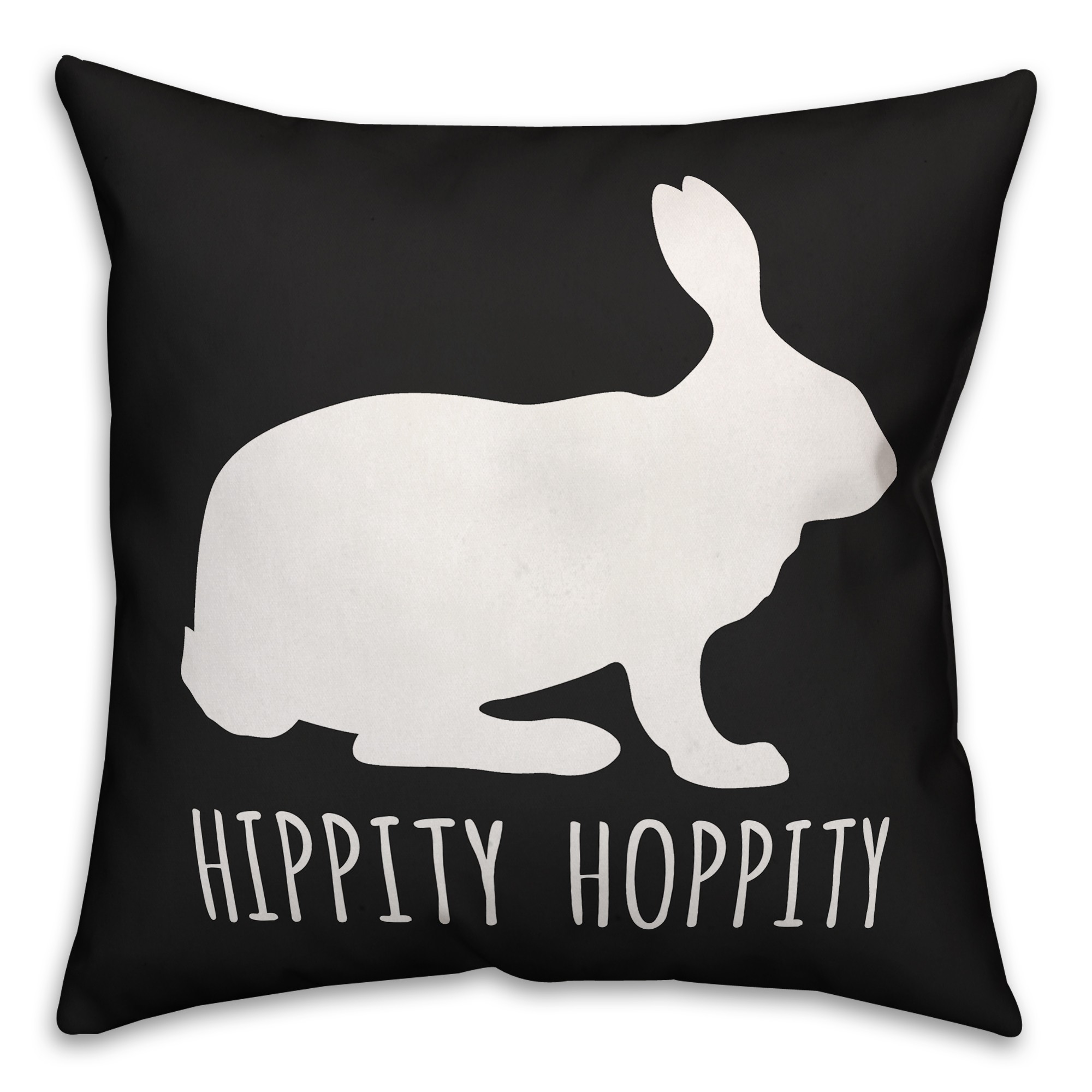 Hippity Hoppity 18x18 Spun Poly Pillow
