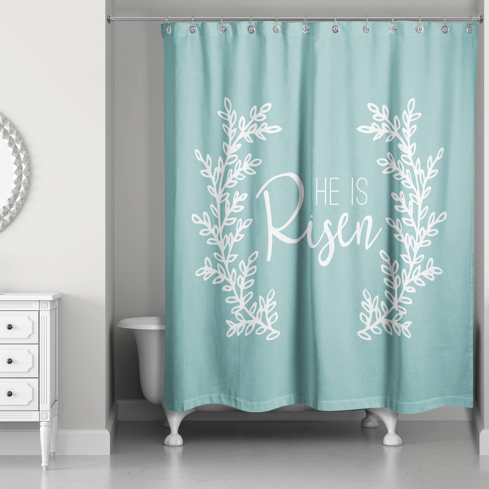 He is Risen 71x74 Shower Curtain