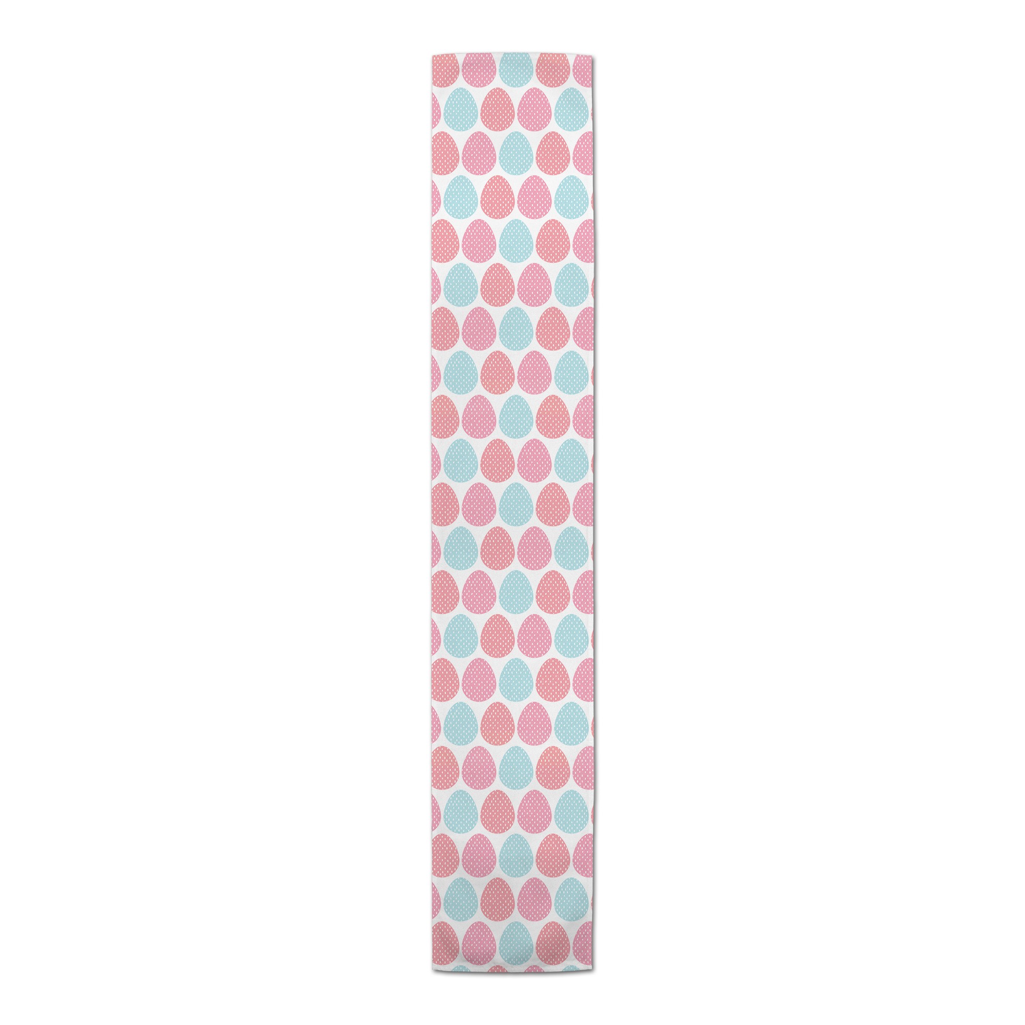 Colorful Easter Eggs Cotton Twill Runner