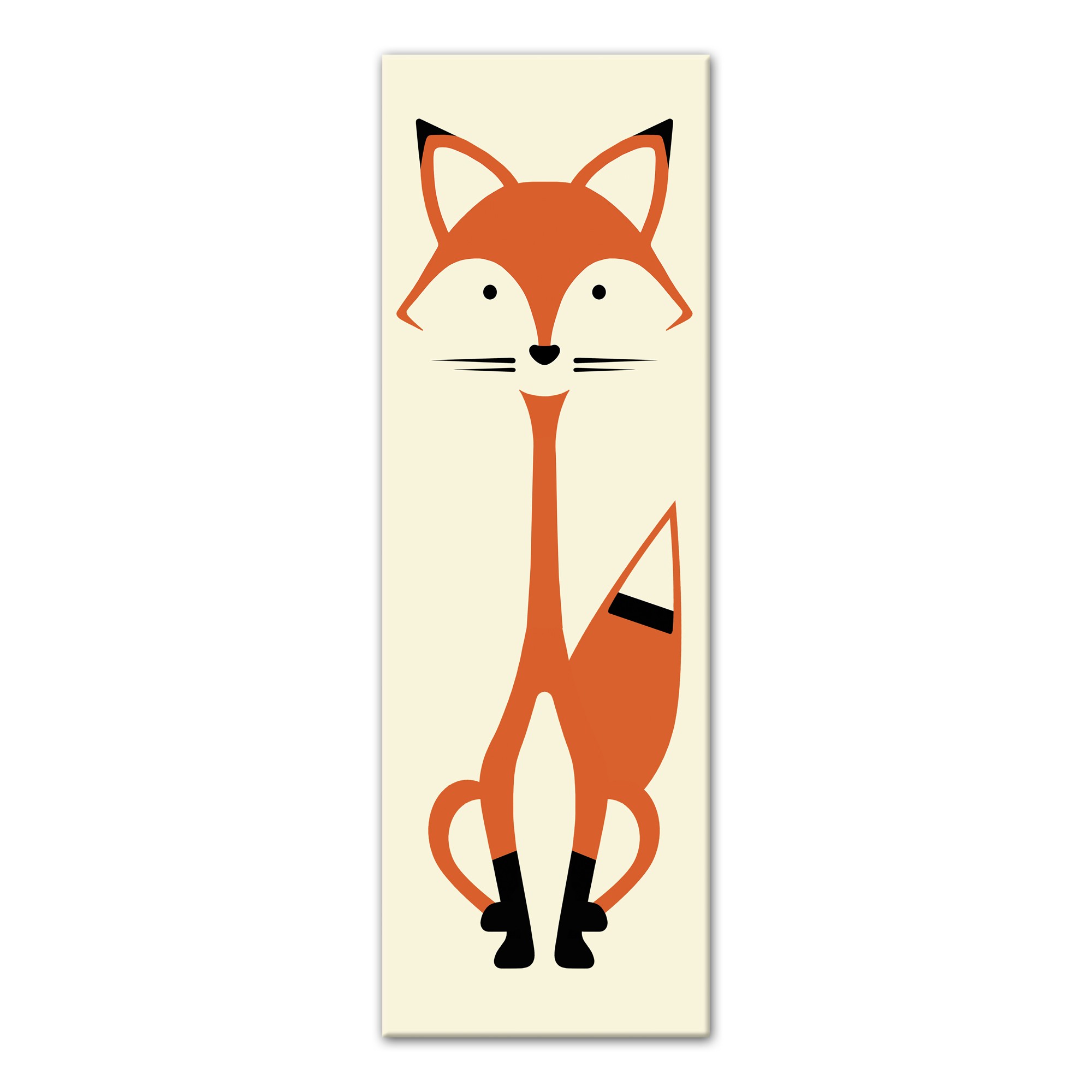 Mod Fox 12x36 Canvas Wall Art
