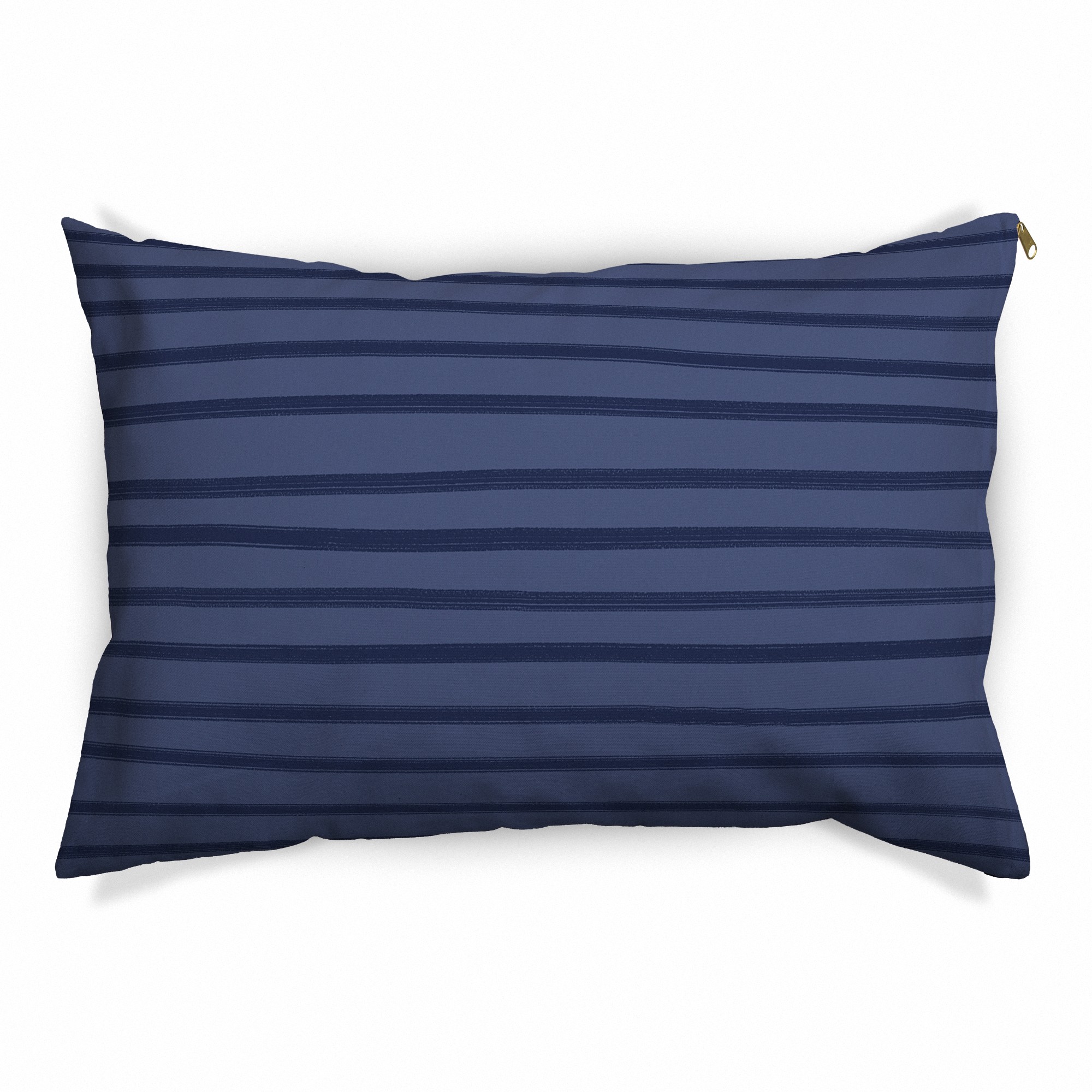 Navy Stripe 30x40 Indoor / Outdoor Pet Bed