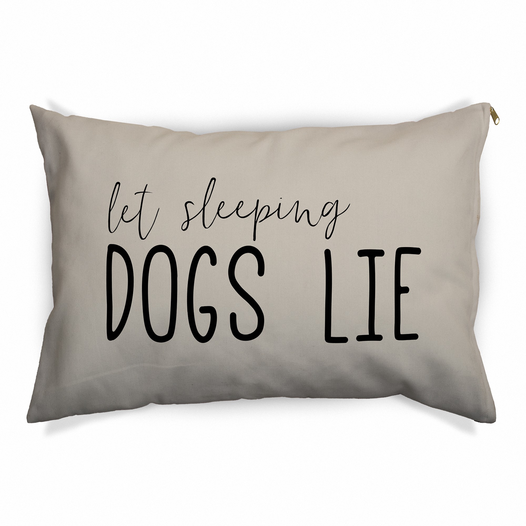 Let Sleeping Dogs Lie 30x40 Indoor / Outdoor Pet Bed