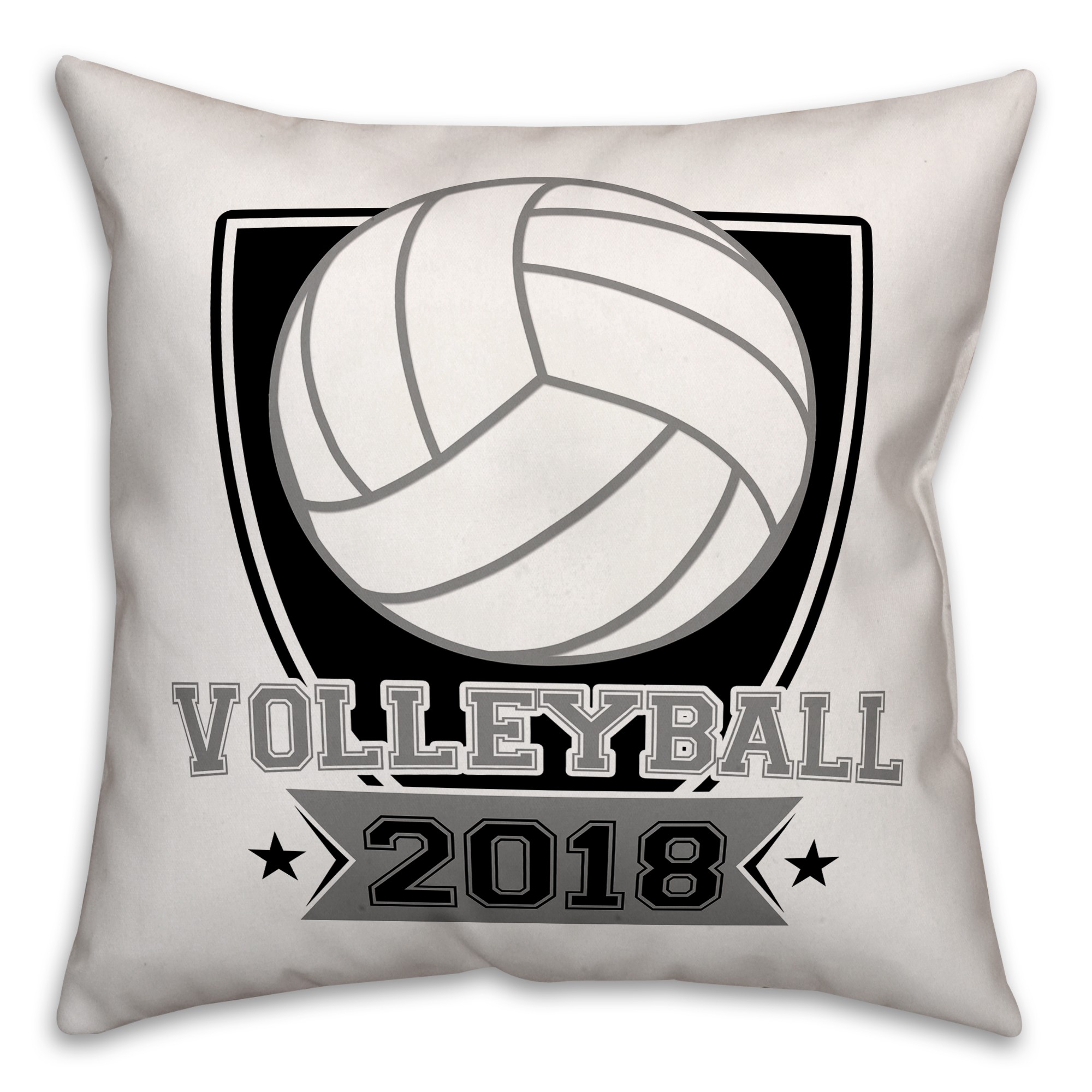 Volleyball 18x18 Personalized Spun Poly Pillow
