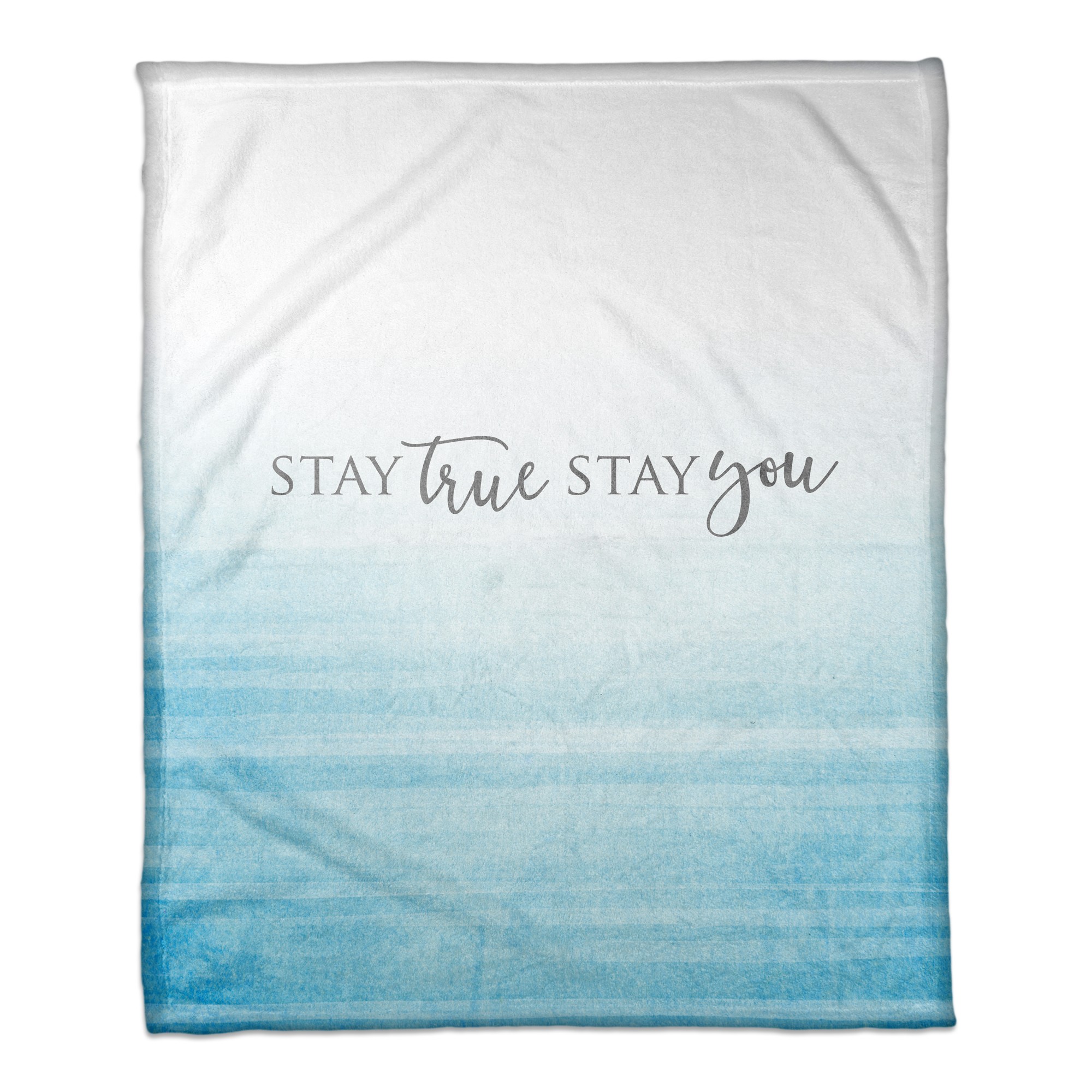Stay True Stay You 50x60 Coral Fleece Blanket