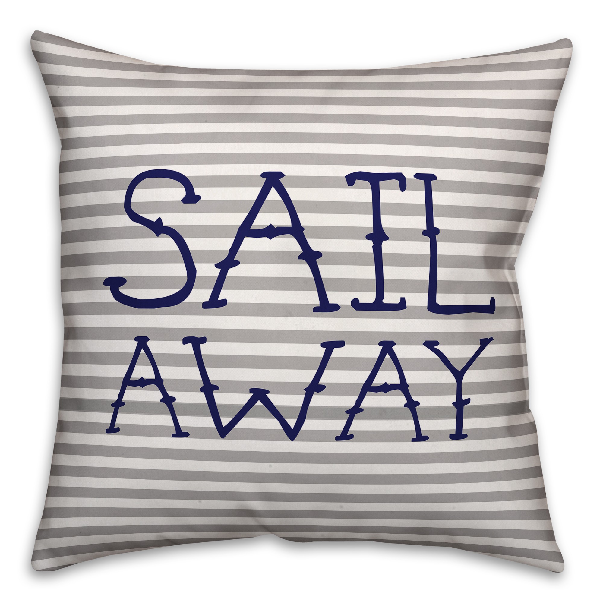 Sail Away 18x18 Spun Poly Pillow
