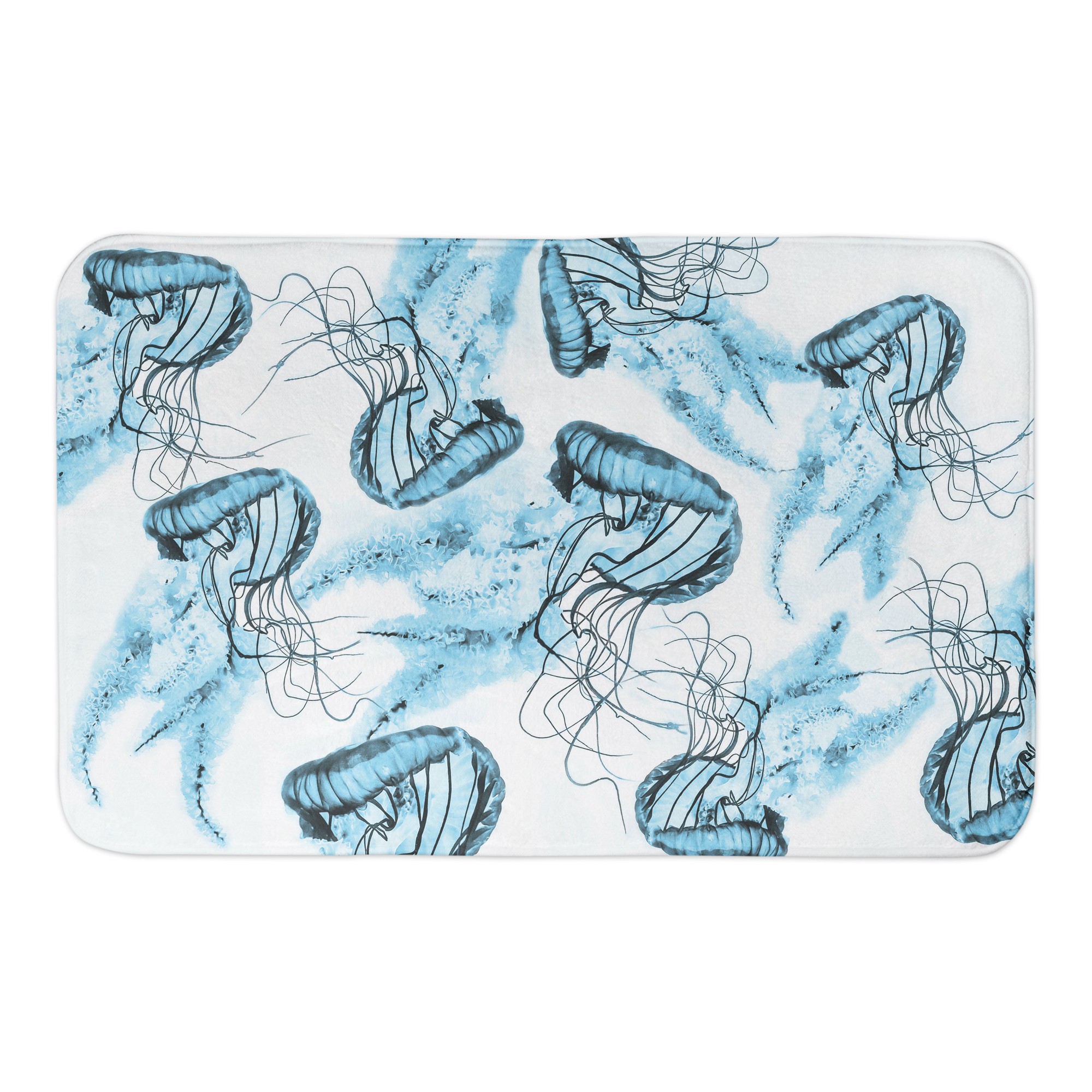 Contrast Jellyfish 34x21 Bath Mat