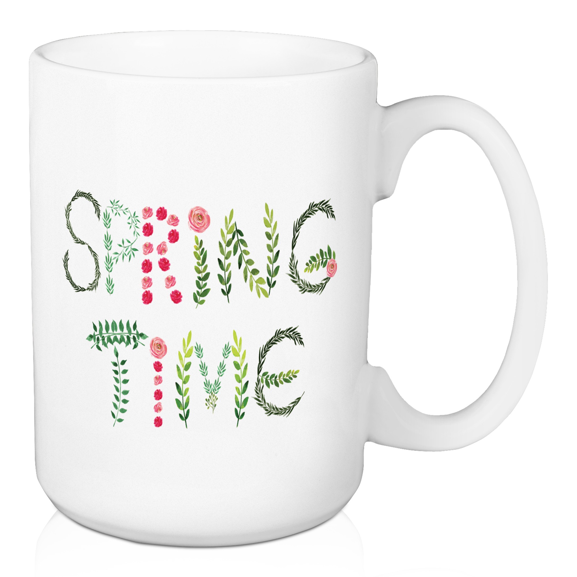 Spring Time Floral 15 oz Mug