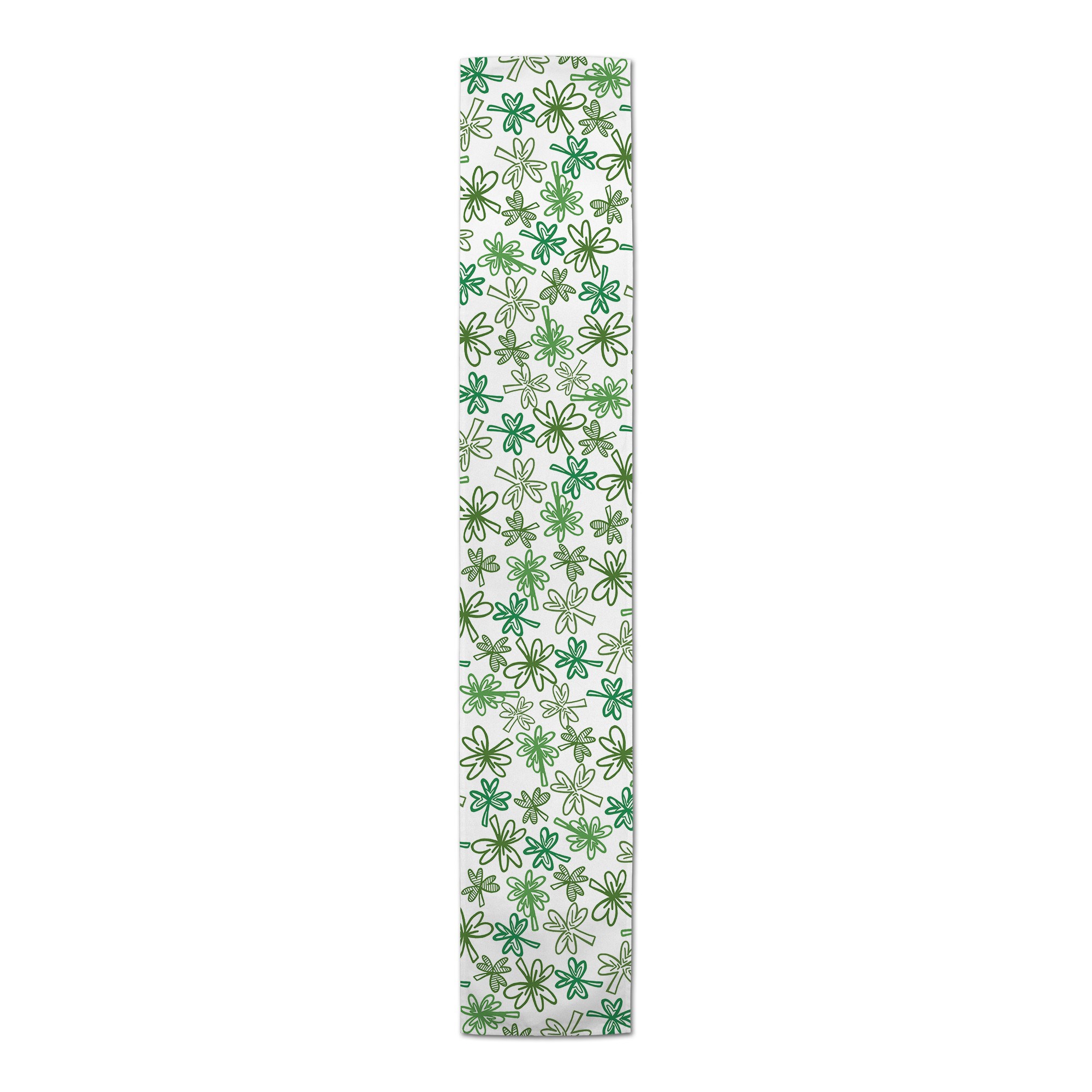 Clover Sketch Cotton Twill Runner