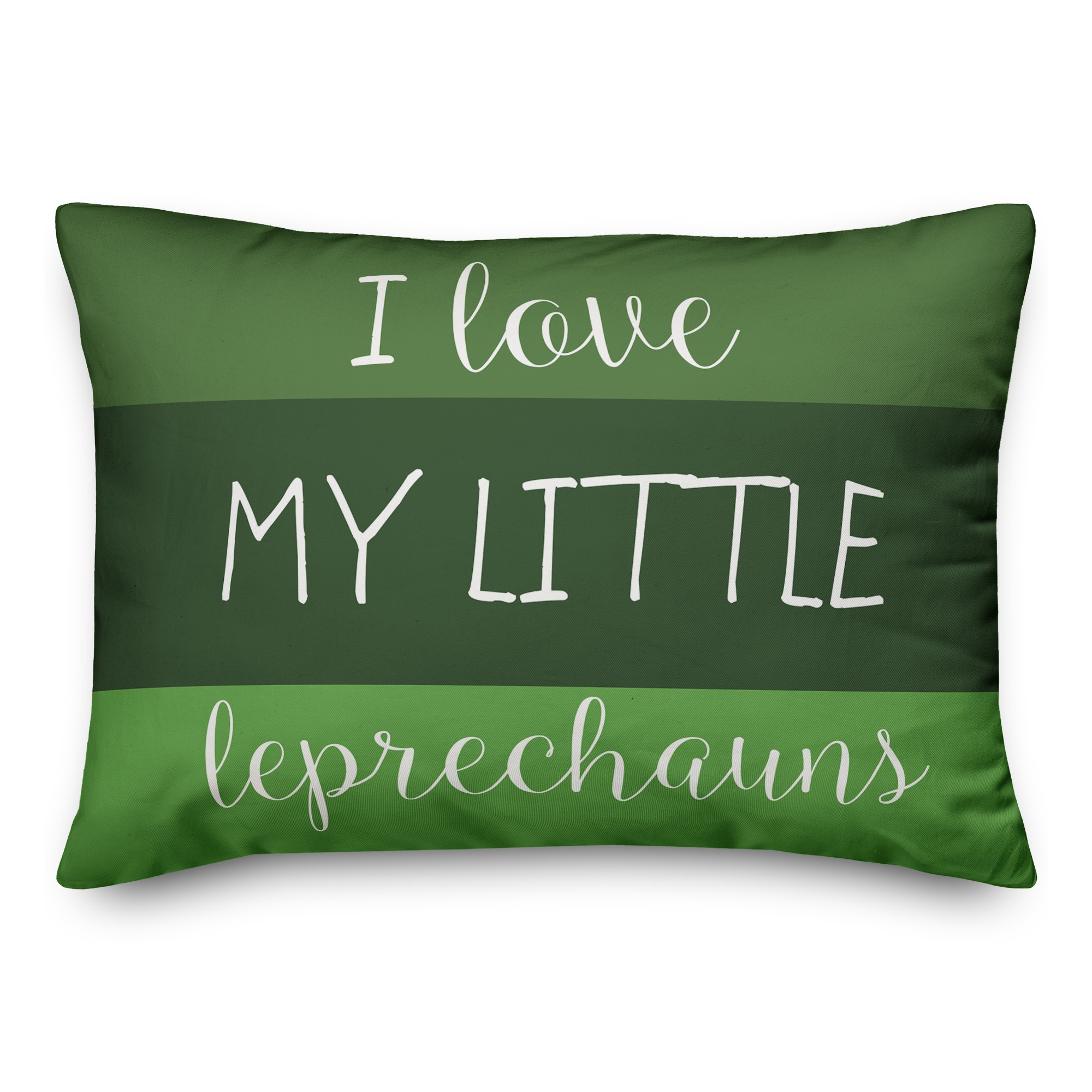 I Love My Little Leprechauns 14x20 Spun Poly Pillow