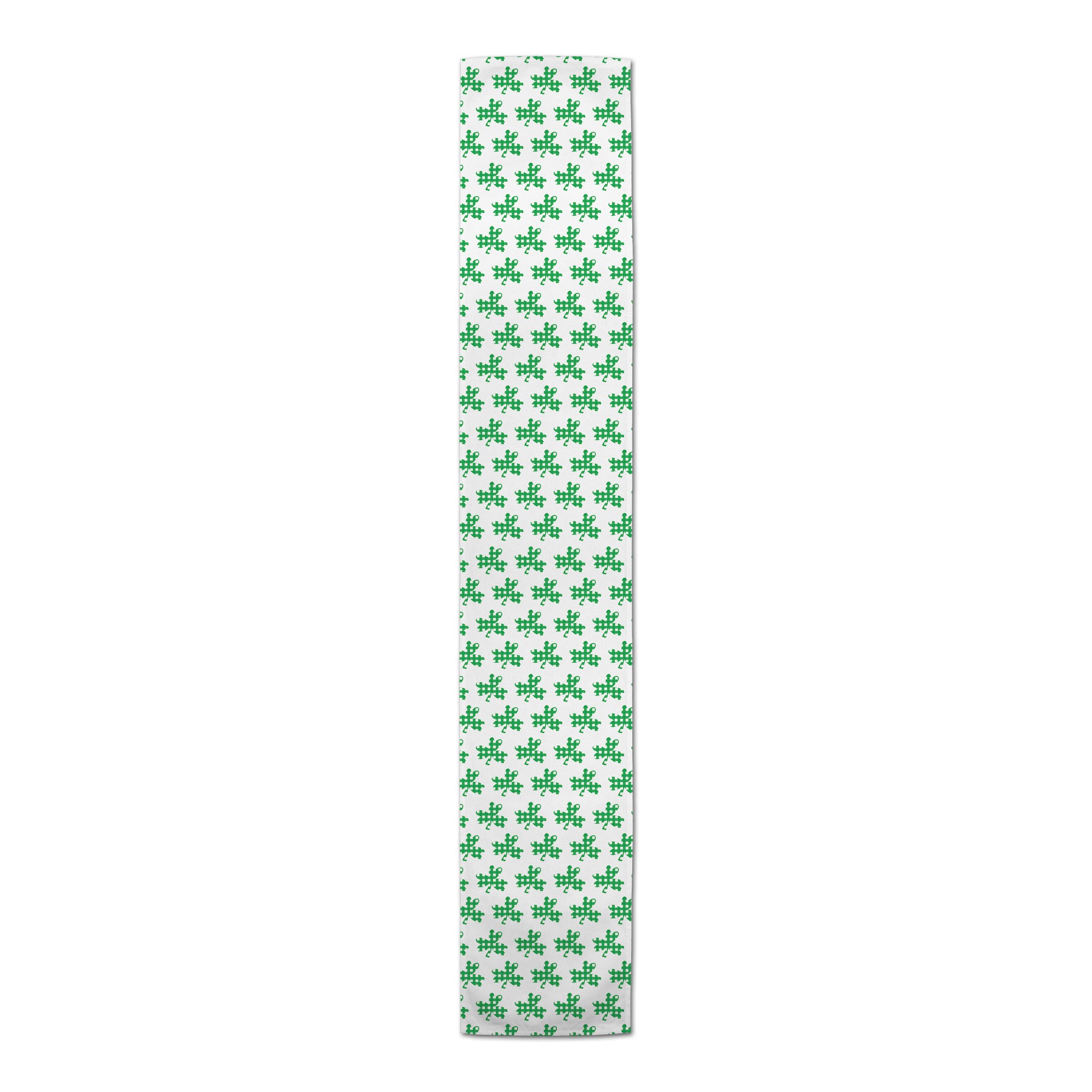 Plaid Clover Cotton Twill Runner